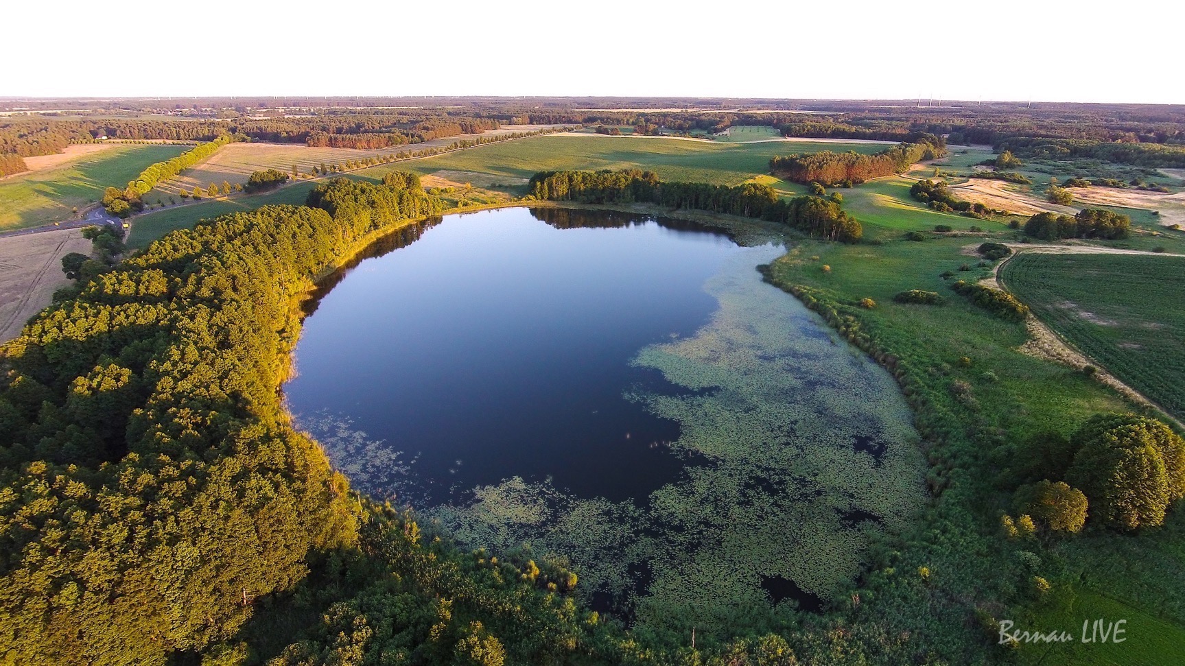 Biesenthal: Gruss vom Streesee in dem ein ganzes Dorf versank 5 Biesenthal, Streesee,