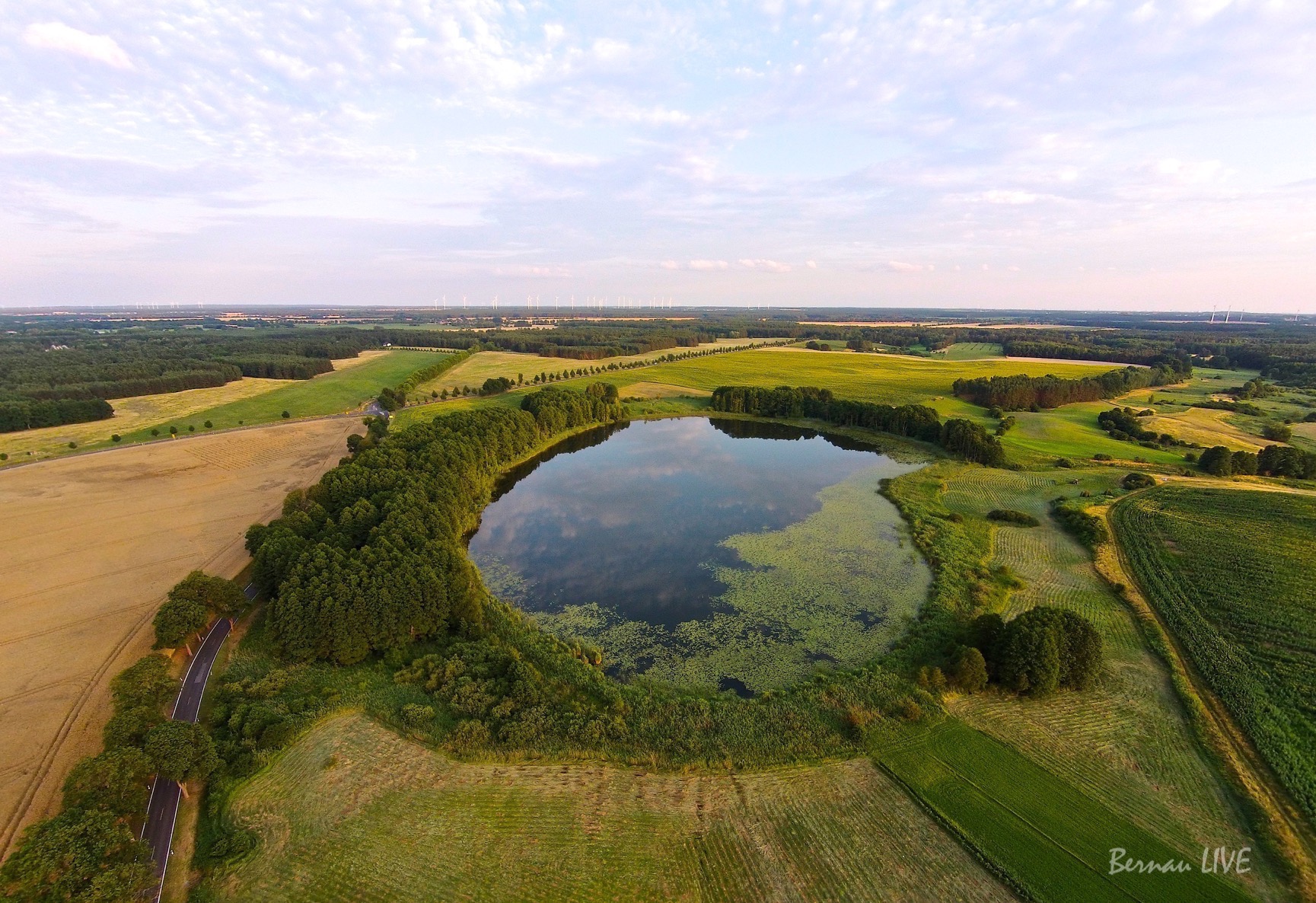 Biesenthal, Bernau, Barnim, Bernau LIVE, Streesee, Natur, Felder, Abend