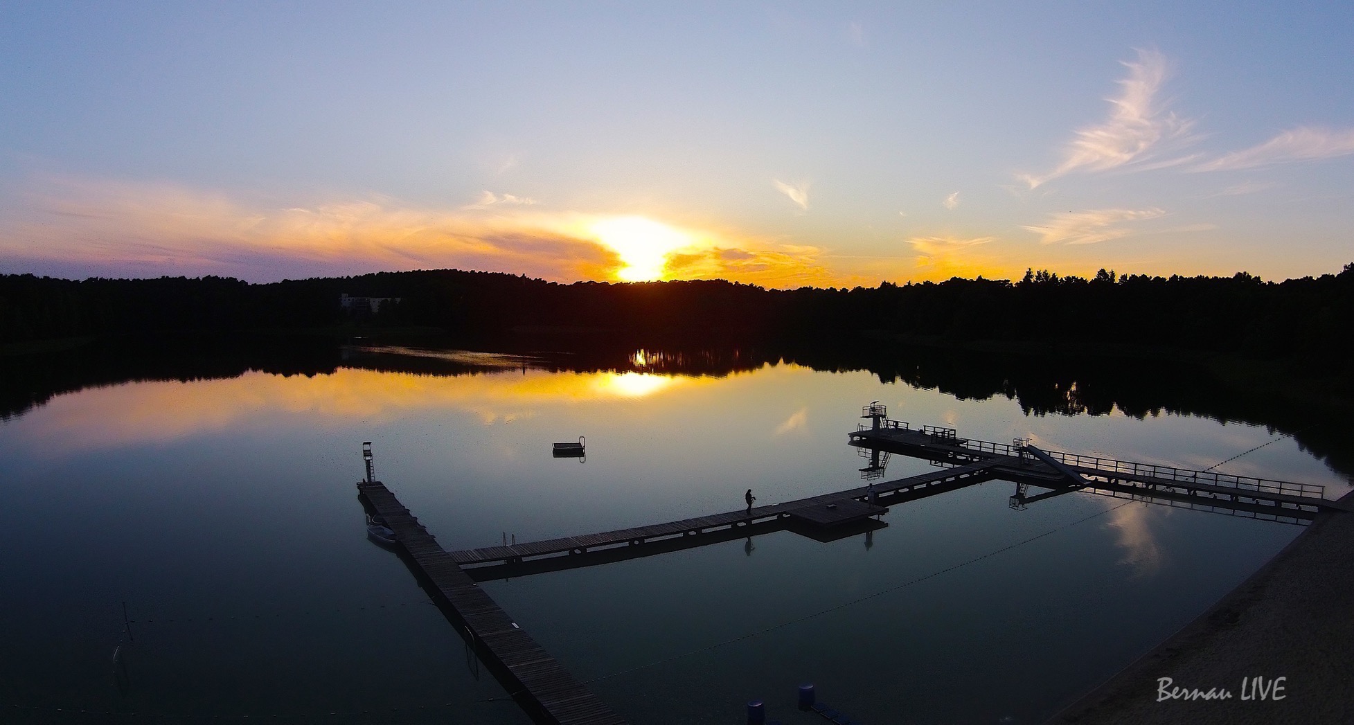 LIVE vom Strandbad Wukensee - gute Nacht! 3 Strandbad Wukensee, Barnim, Wukensee, Biesenthal, Bernau LIVE, Sonnenuntergang Barnim, Strand, Sonne, Sommer, Bernau LIVE