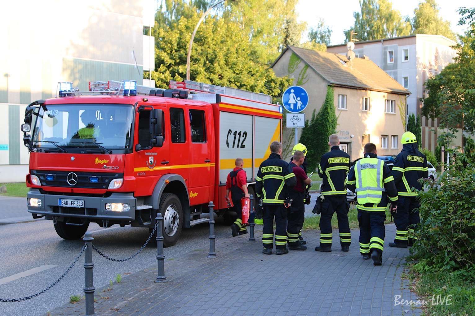 Feuerwehr Bernau: Grossbrand entpuppte sich als Minibrand 59 Bernau, Feuerwehr Bernau, Brand, Feuer, Rettungsdienst, Einsatz, Bernau LIVE