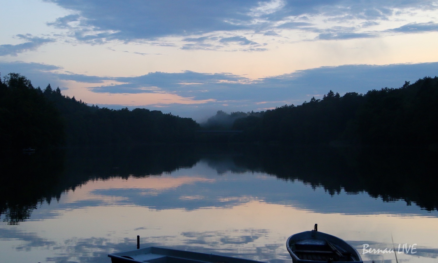 Bernau LIVE, Lanke, Obersee, Abend, Sommer, Regen, Nebel, Barnim