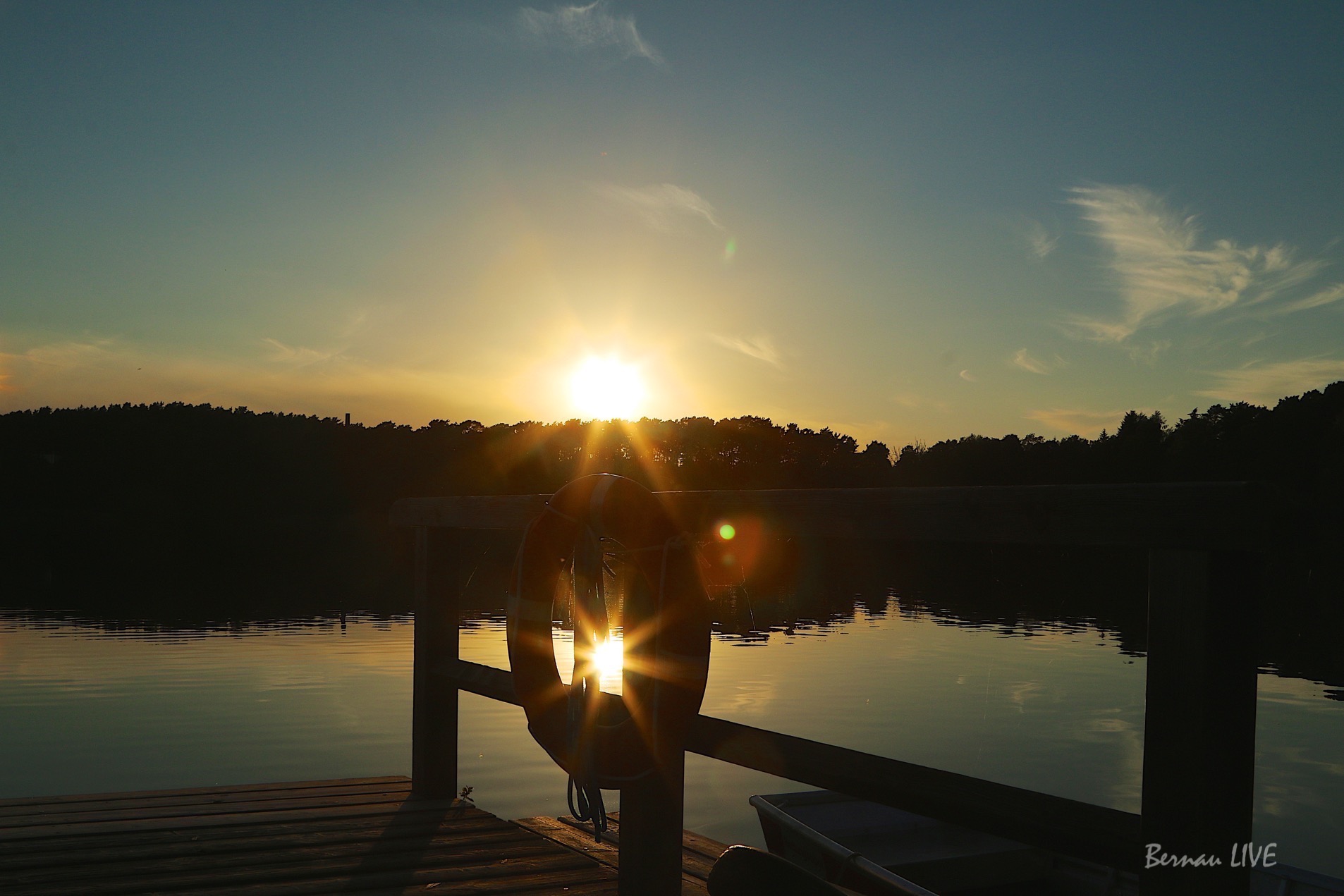 Barnim: Und dann kam doch noch die Sonne 44 Sonnenuntergang, Barnim, Sonne, Wukensee, Wasser, Strandbad Wukensee, Biesenthal, Bernau LIVE