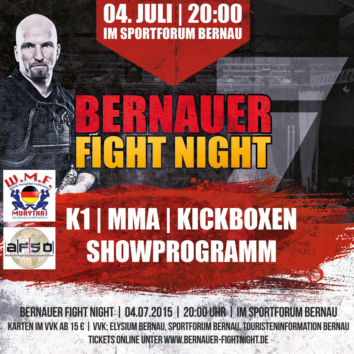 Bernauer Fight Night: Ring frei zur 7. Runde am 04. Juli 7 Fight Night, Bernauer Fighnight