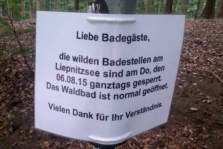 Liepnitzsee, Film, Bernau, Barnim, Dreharbeiten Liepnitzsee