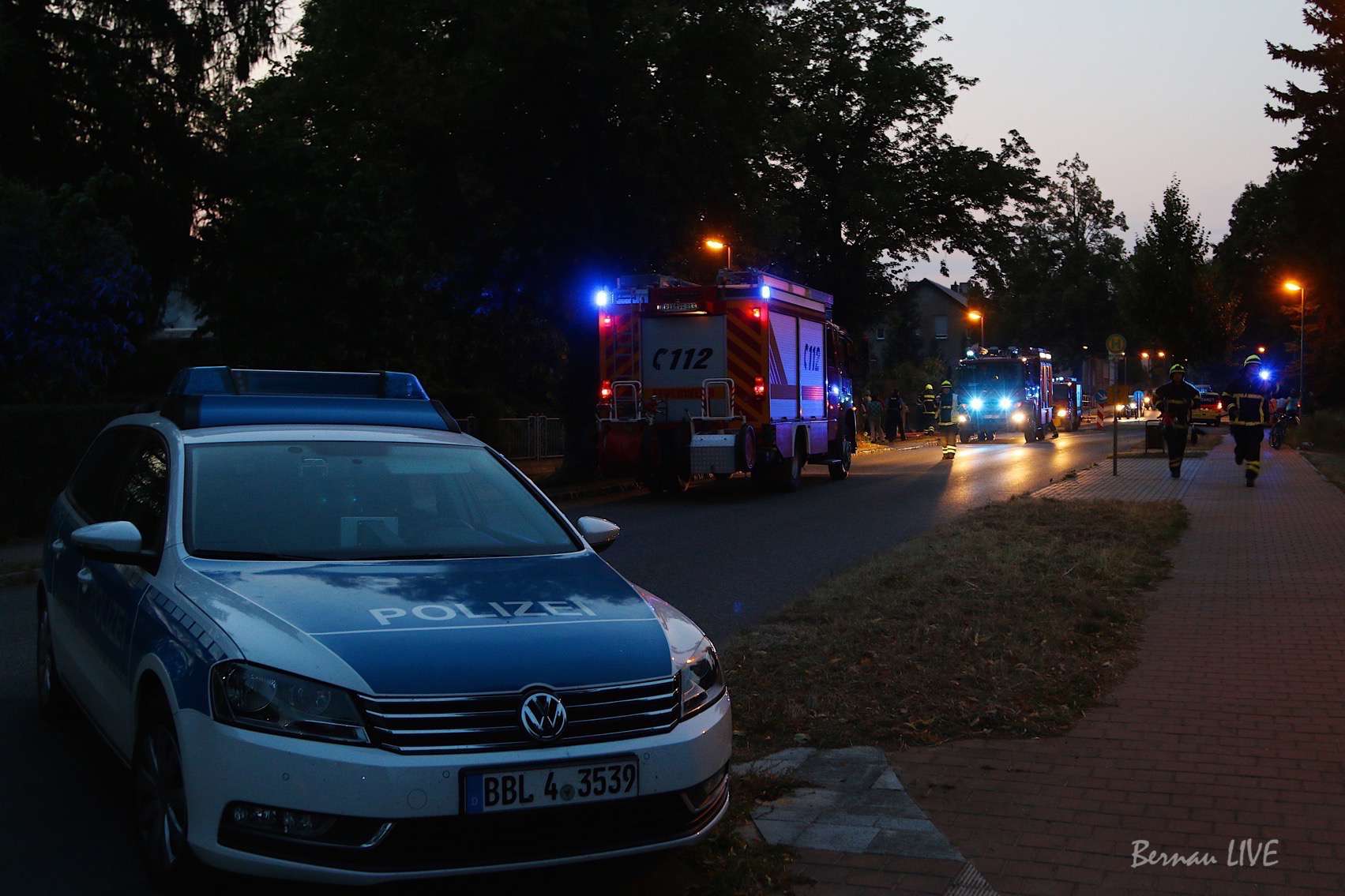 Bernau: Vermeintlicher Grossbrand in Ladeburg 58 Bernau: Vermeintlicher Grossbrand in Ladeburg - Eberswalde