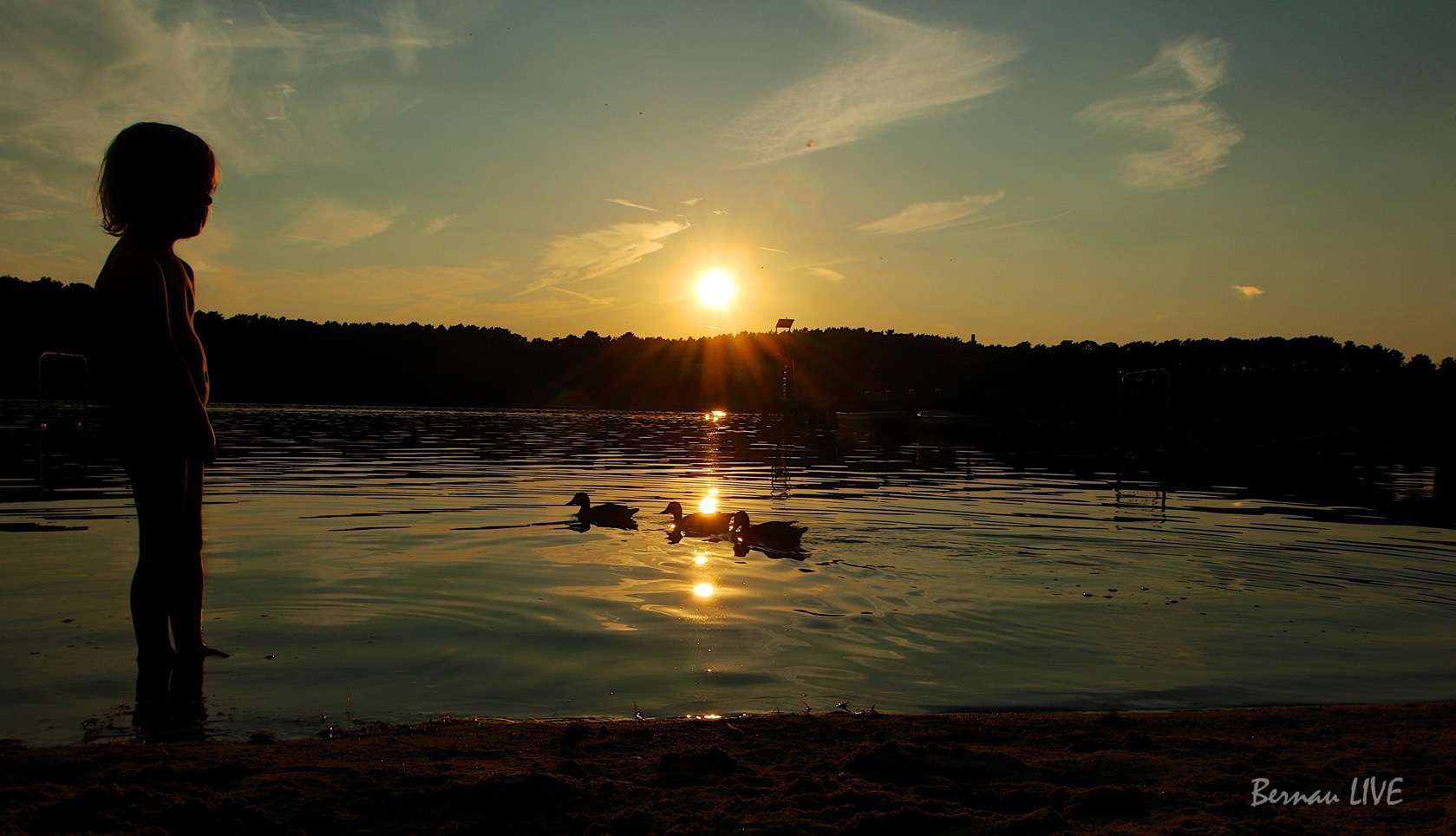 Bernau LIVE: LIVE vom Strandbad Wukensee in Biesenthal 97 Sonnenuntergang Strandbad Wukensee