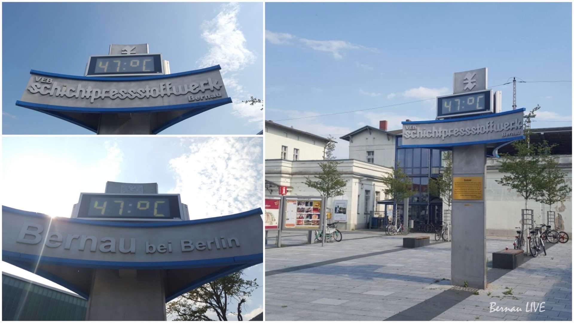 Sommer, bernau, Bernau LIVE, Barnim, Bahnhof Bernau, Wetter