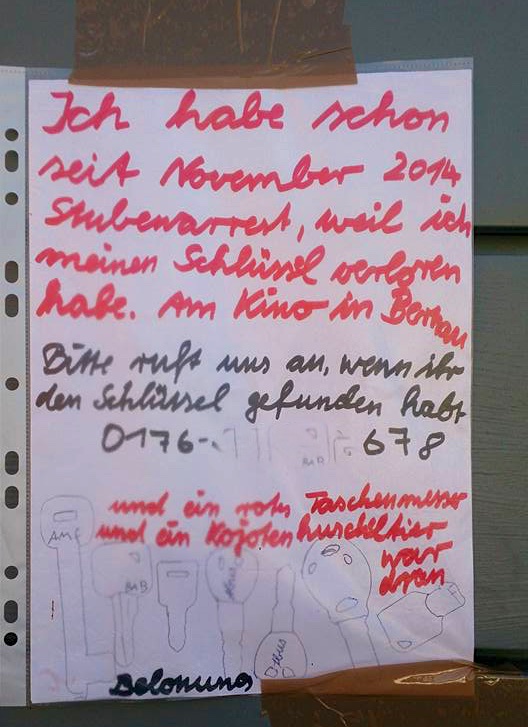 Bernau: Schlüssel-Kind seit November 2014 Stubenarrest 14 Bernau, Kino, Bernau LIVE, Stubenarrest, Schlüsselkind