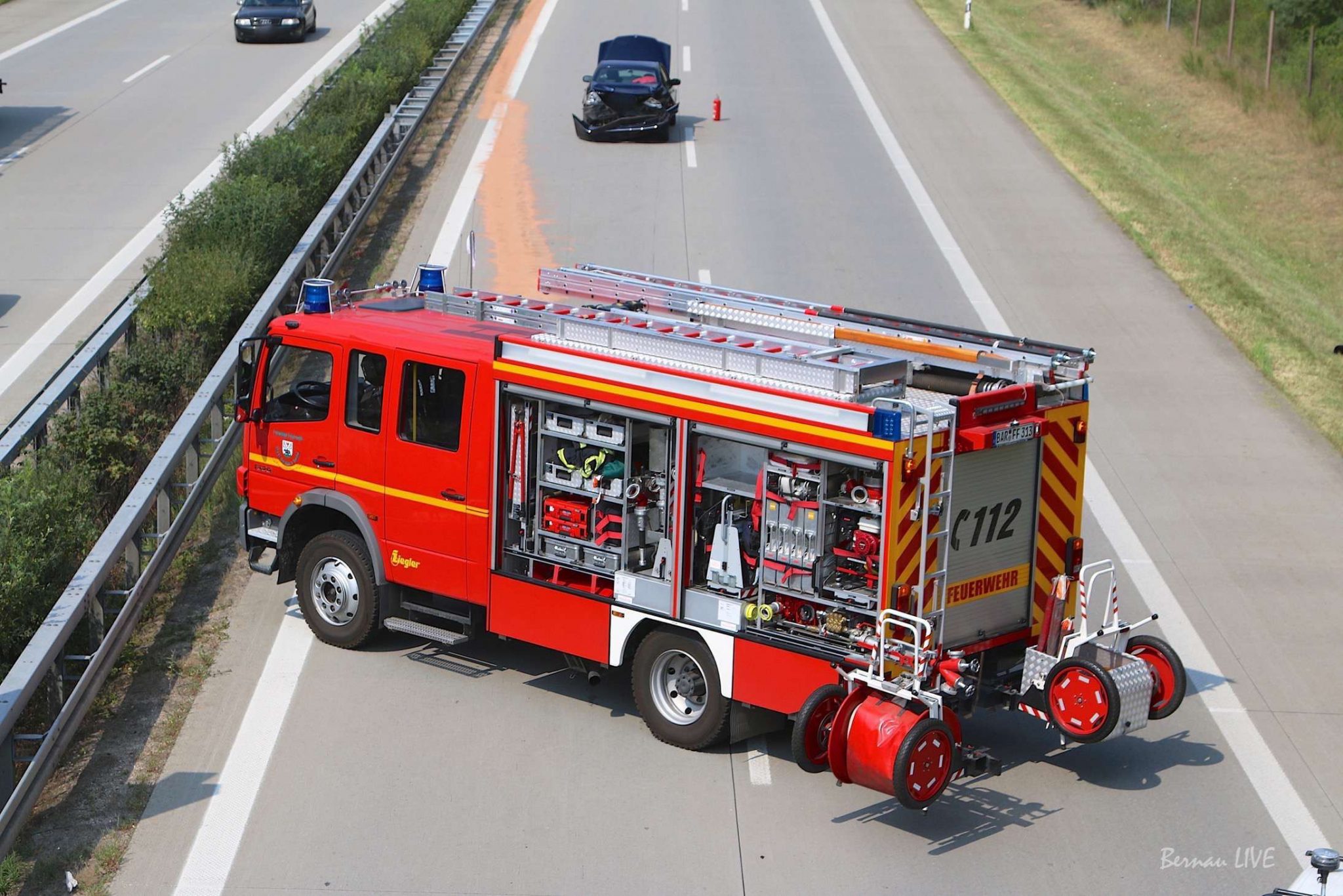 Barnim: Verkehrshinweis: Schwerer Unfall BAB 11 / Lanke 1 Barnim, Unfall, A11, Bernau LIVE