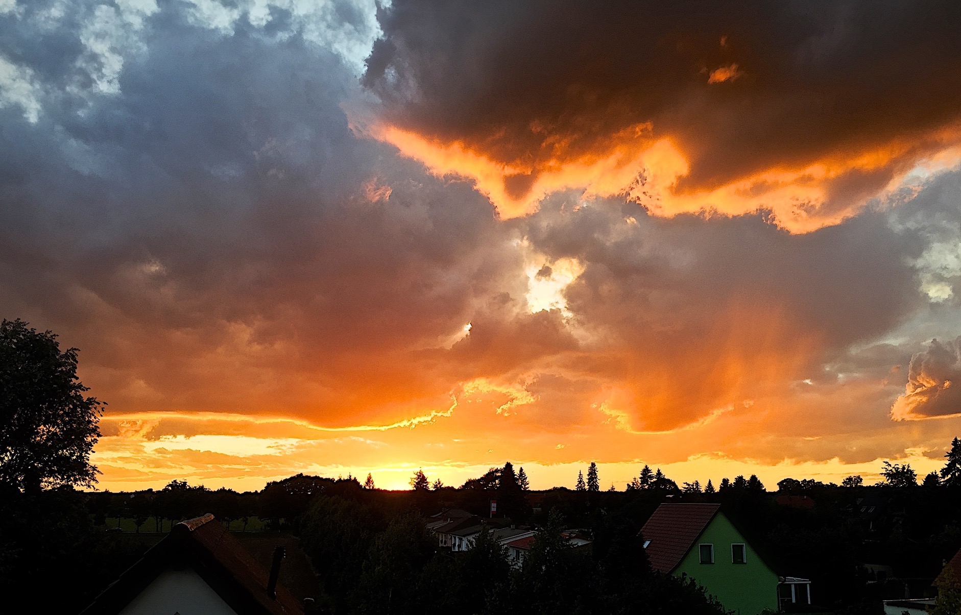Bernau: Na das war doch mal ein Sonnenuntergang! 12 Bernau, Sonnenuntergang, Natur, Barnim, Bernau LIVE