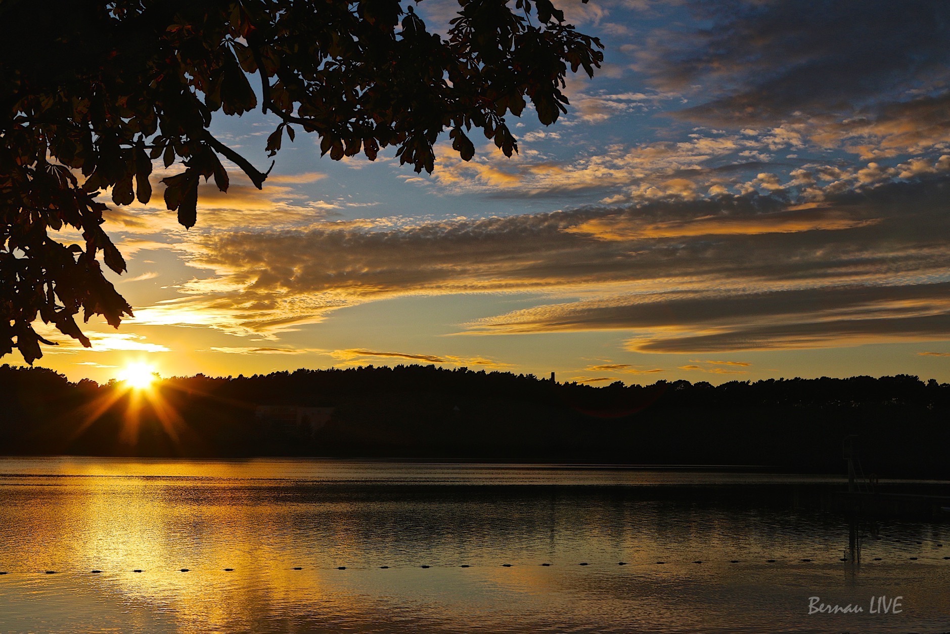 Wukensee, Biesenthal, Abend, Sonnenuntergang, Barnim, Biesenthal, Strandbad Wukensee