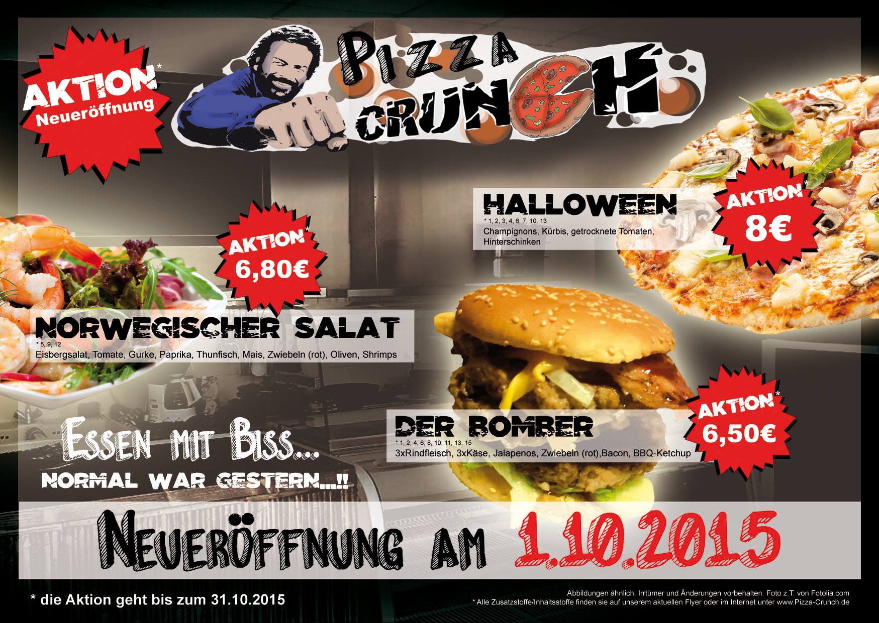 Neueröffnung in Bernau: Pizza Crunch - Pizzeria · Burger-Restaurant 51 Neueröffnung in Bernau: Pizza Crunch - Pizzeria · Burger-Restaurant