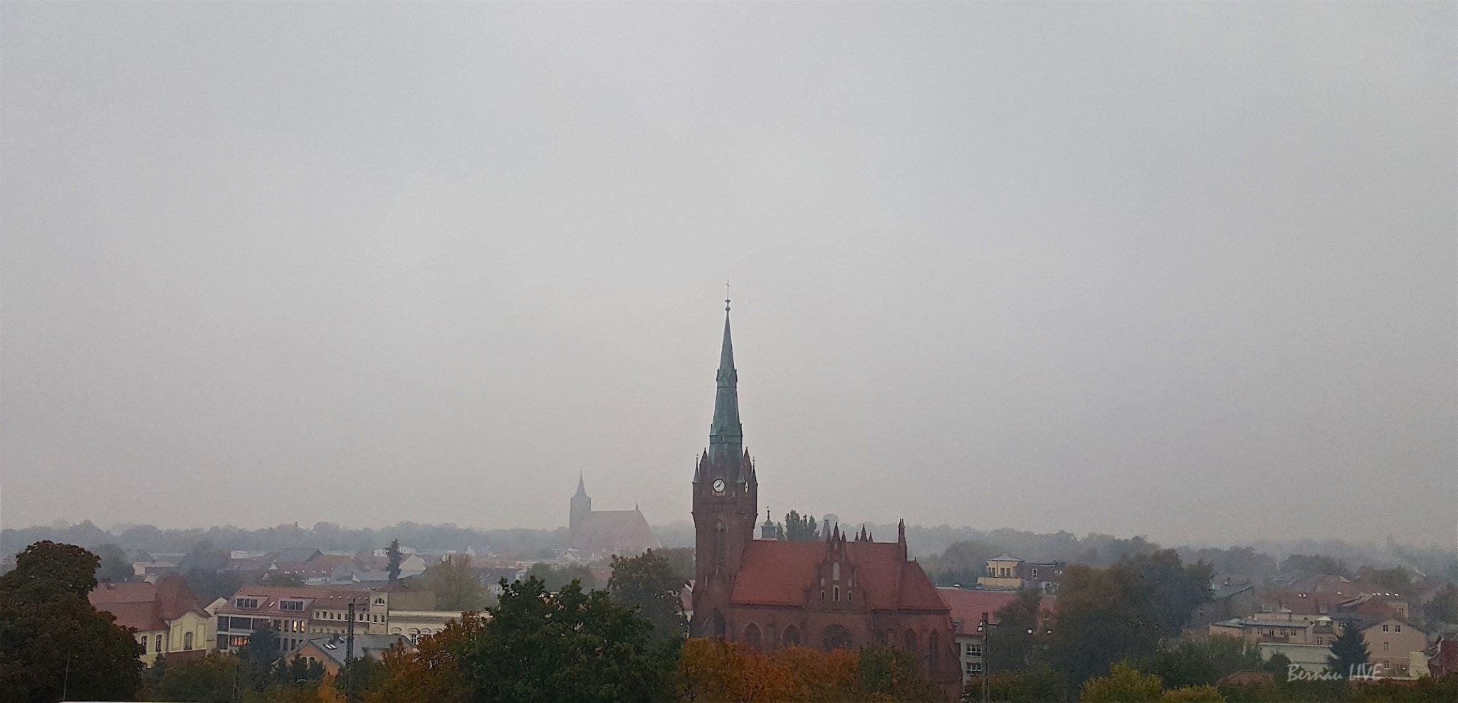 Bernau, kurz nach 8 - guten Morgen - mehr war heute nicht zu holen 3 Bernau - Barnim: Guten Morgen und willkommen in der neuen Woche!