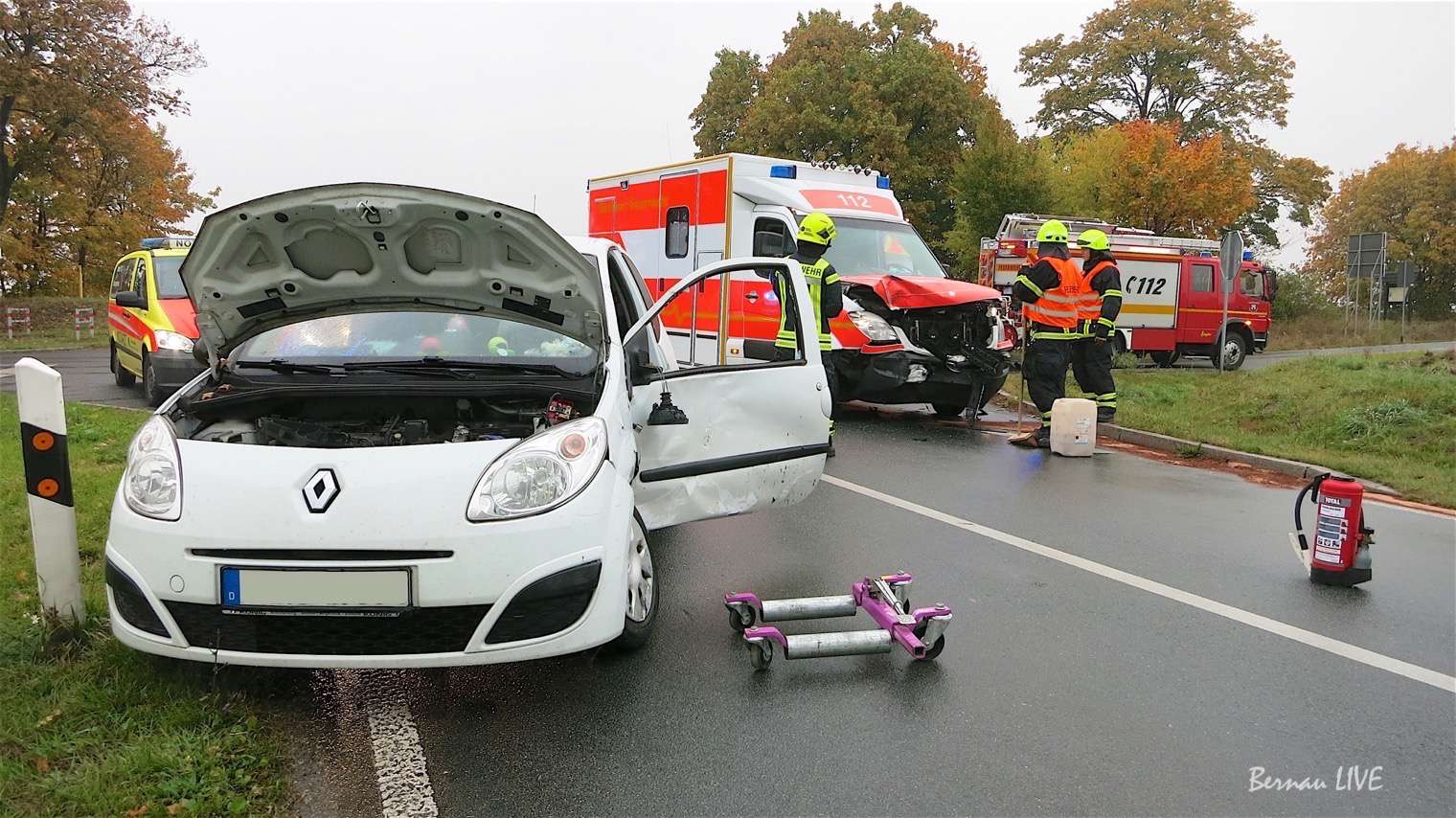 Bernau: Nachtrag zum Unfall an der Blumberger Chaussee