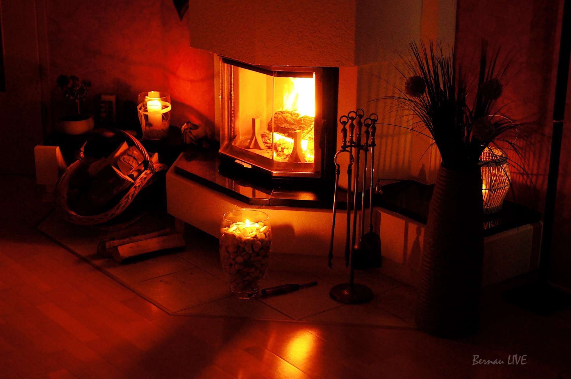 Bernau LIVE: Wir sind dann mal weg für heute 15 Blumen rein und Kamin an - heute noch einmal Frost in Barnim