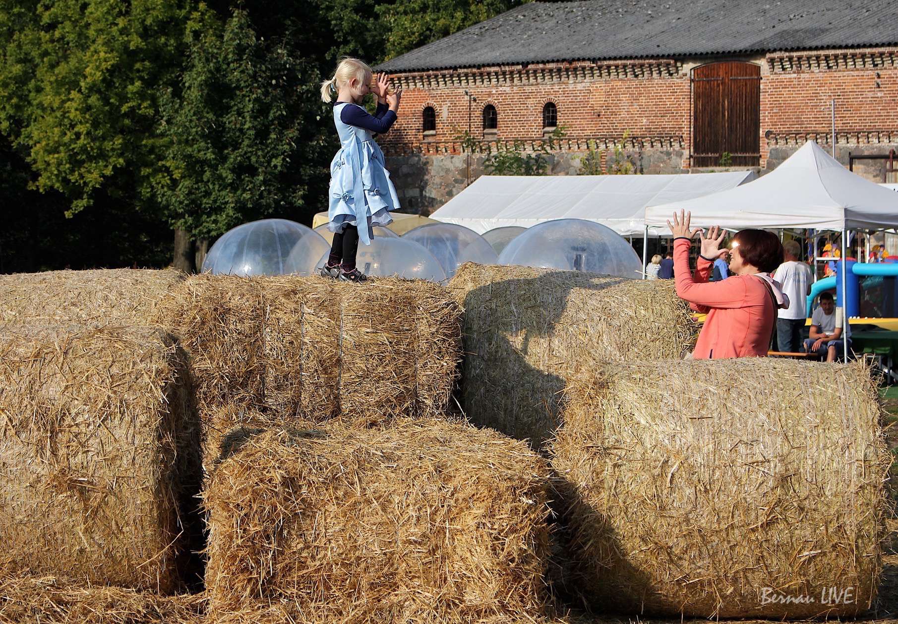 Bernau: Heute: Auf nach Börnicke zum Kürbis- und Apfelfest 32 Noch bis etwa 18 Uhr feiert der Gutshof Börnicke sein diesjähriges Kürbisfest und die St. Marien Gemeinde ihr Apfelfest am Dorfteich.