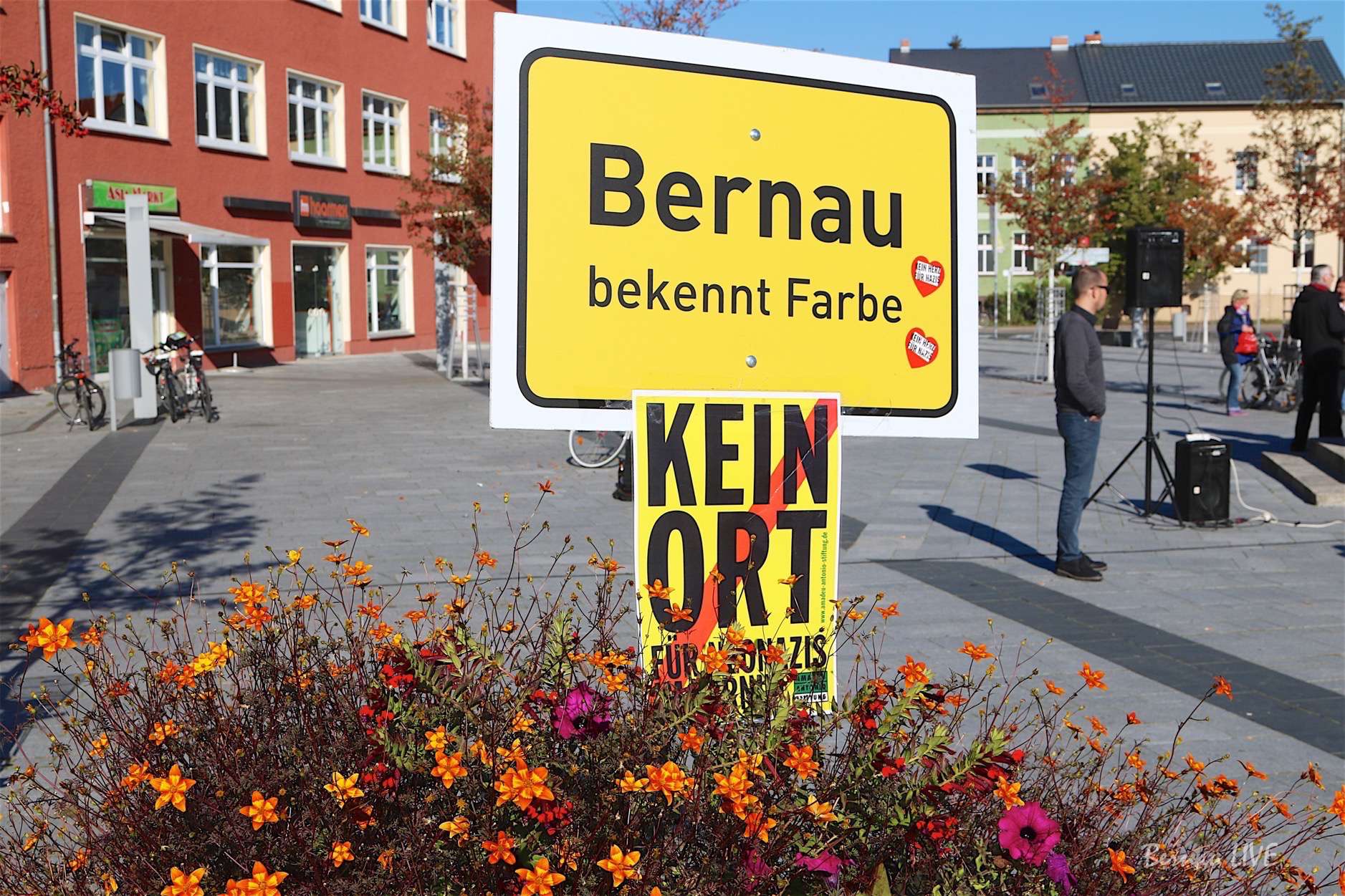 Bernau: NPD rief zur Kundgebung - keiner kam! 62 Bernau: NPD rief zur Kundgebung - keiner kam!