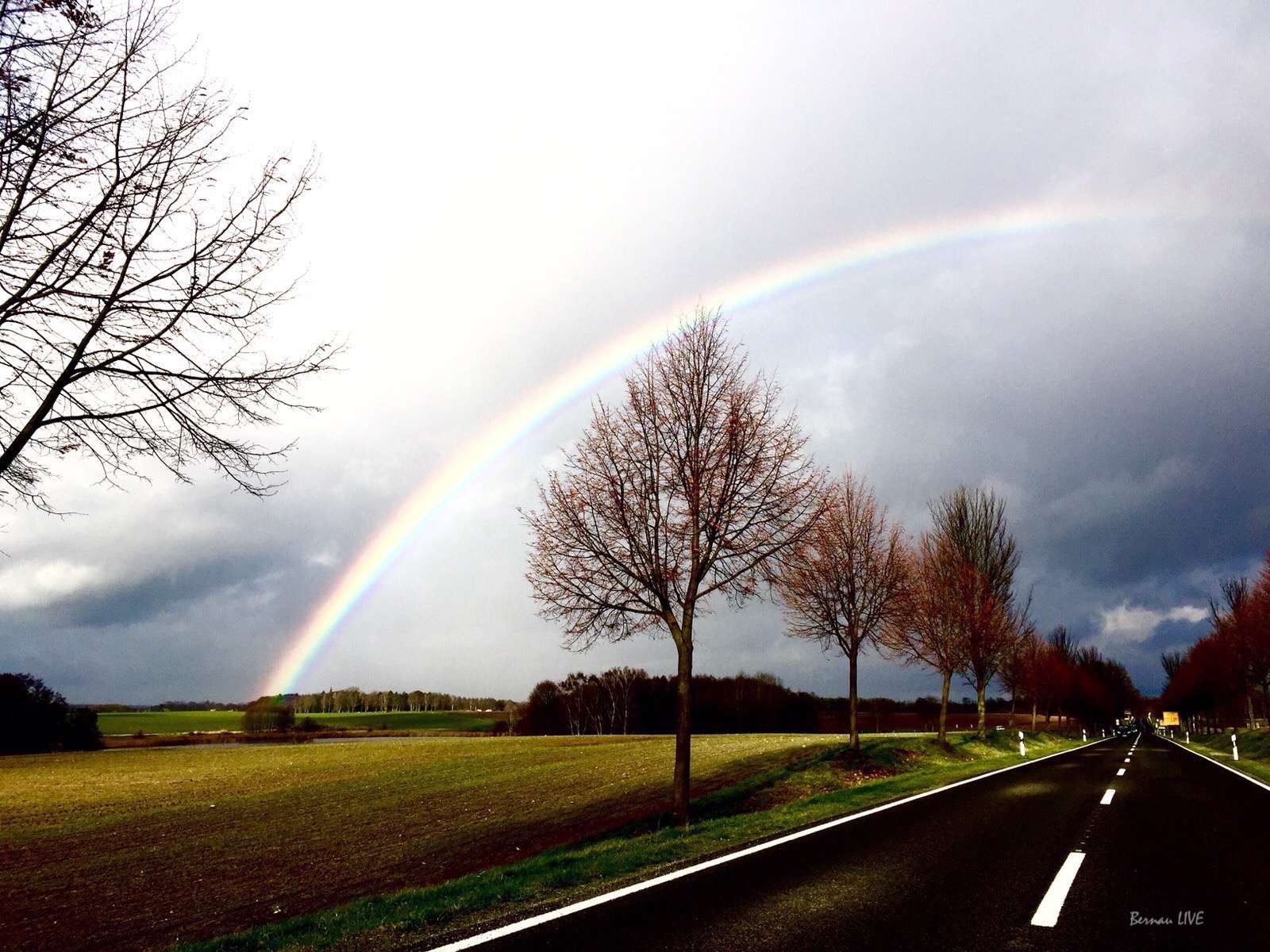 Gerade auf dem Weg nach Biesenhal 26 Regenbogen - Gerade auf dem Weg nach Biesenhal