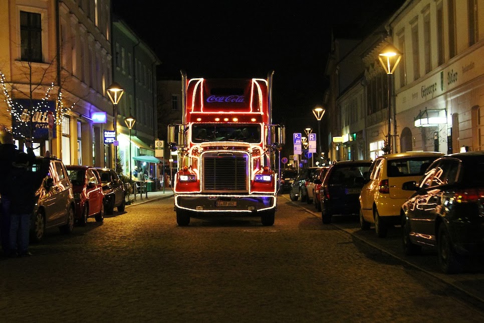 Coca Cola Weihnachtstrucks in Bernau bei Berlin 1 Coca Cola Weihnachtstrucks in Bernau bei Berlin