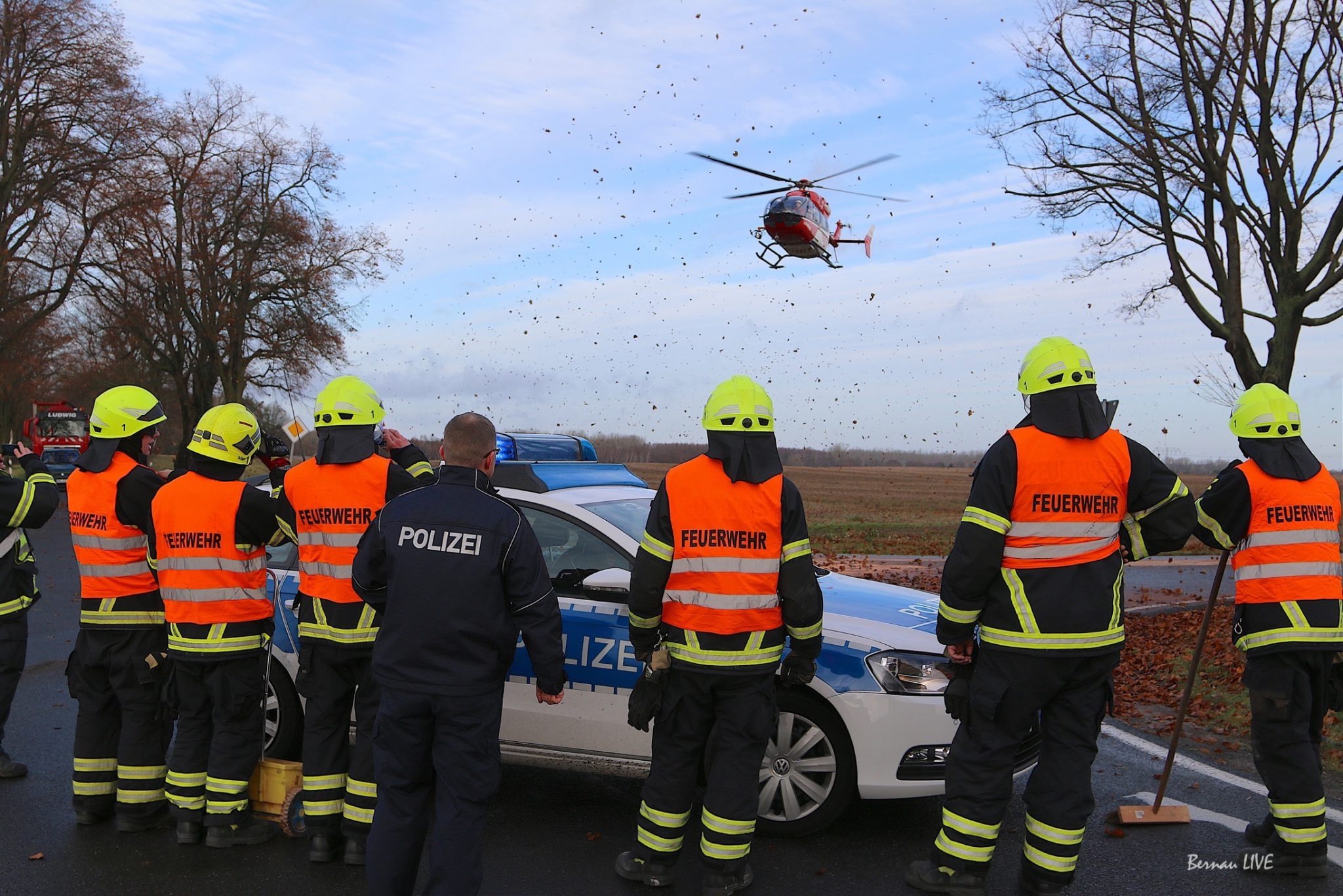 Verkehrsunfall Bernau - Börnicker Landweg- L 312 37 Verkehrsunfall Bernau