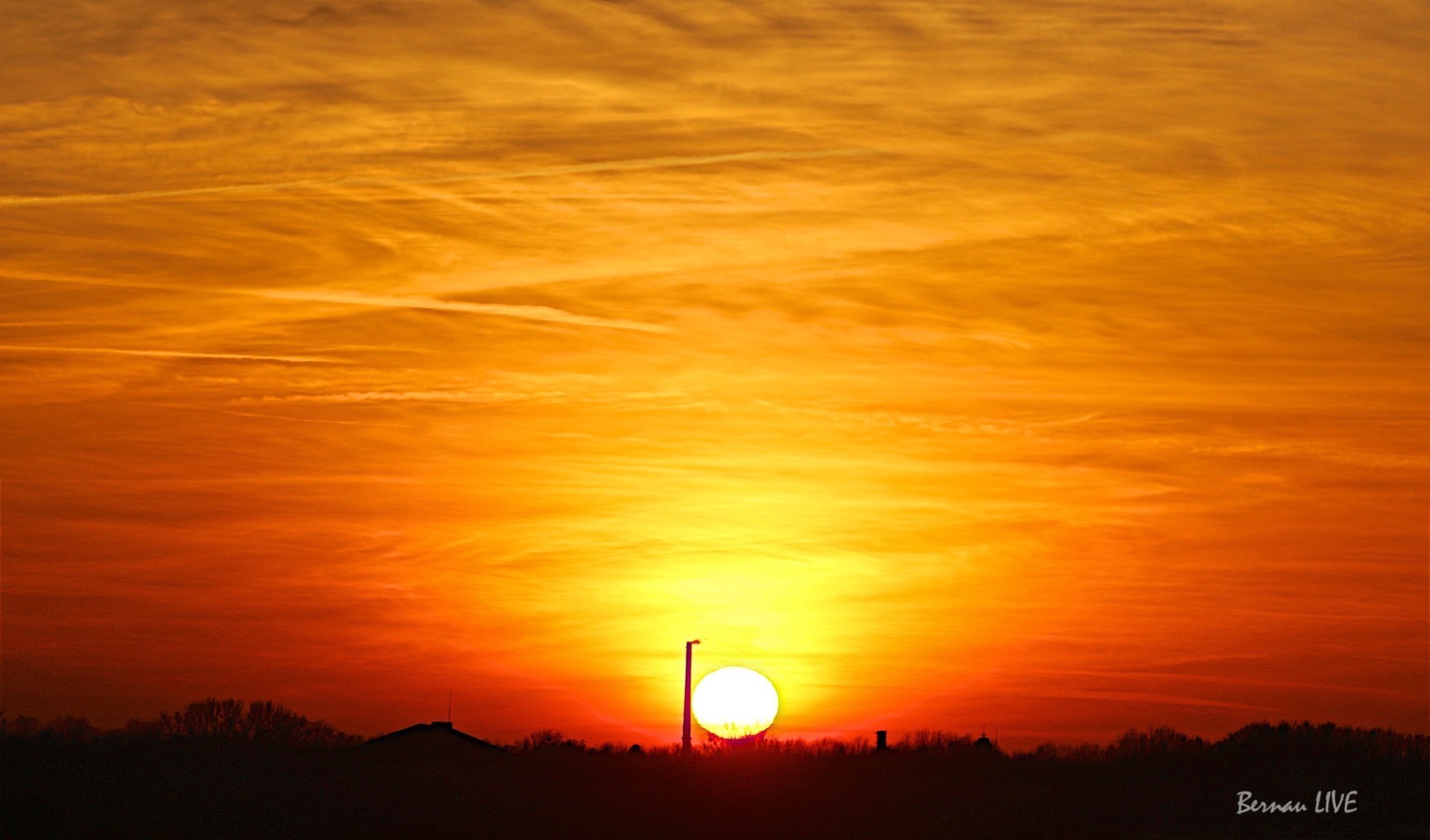 Fast wie ein bisschen Frühling - Sonnenuntergang Bernau 34 Sonnenuntergang Bernau