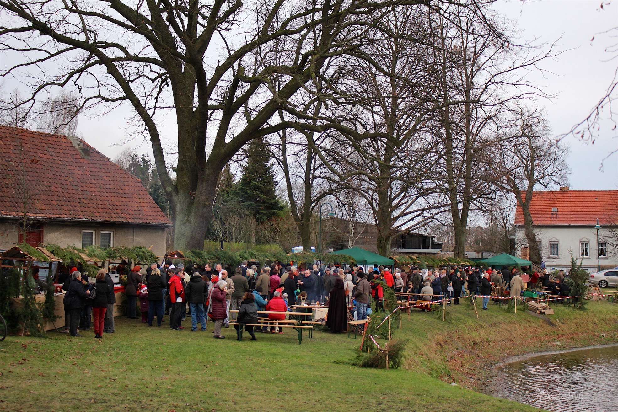 Weihnachtsmarkt am Dorfteich Börnicke - Schön wars! 98 Weihnachtsmarkt Dorfteich Börnicke