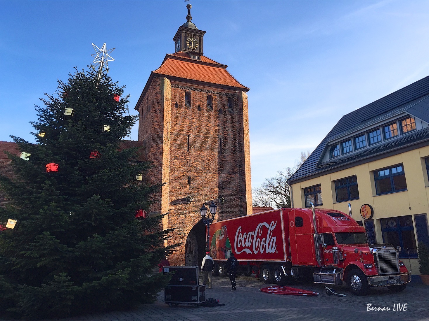Coca Cola Weihnachtstour - Willkommen in Bernau 53 Coca Cola Weihnachtstrucks