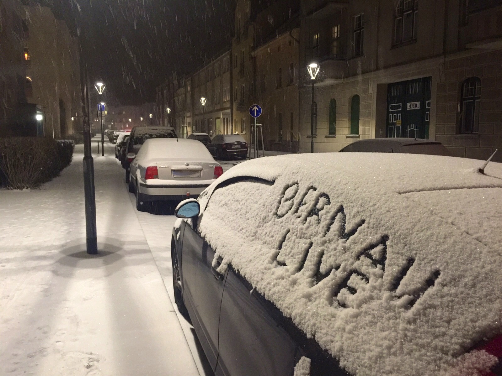 Bernau: Ein paar Schneeflocken für Zuhause im Video 29 Bernau - Schnee Bernau LIVE