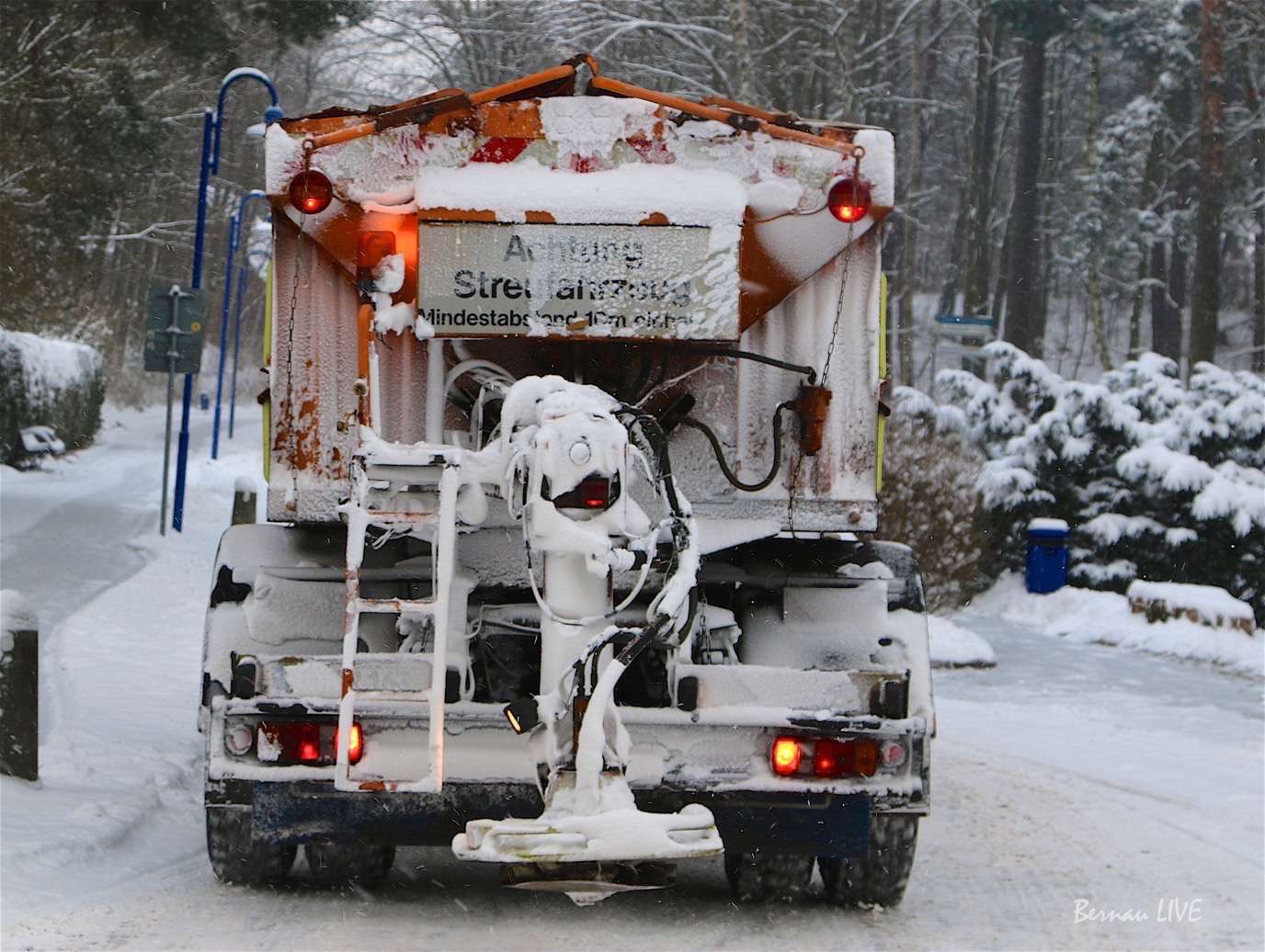 Bernau LIVE unterwegs mit dem Winterdienst im Barnim 17 Bernau LIVE unterwegs mit dem Winterdienst im Barnim