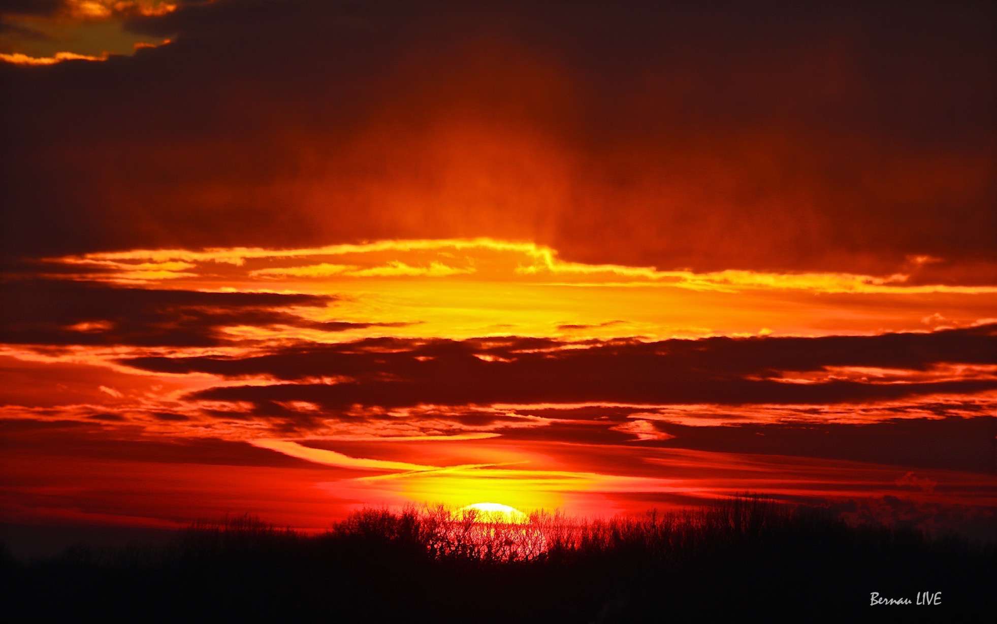 Bernau, heute um 16.24 Uhr - Euch einen schönen Feierabend! 23 Bernau - Sonnenuntergang