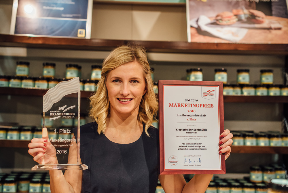 Senf macht glücklich - Klosterfelder Senfmühle gewinnt Preis auf der Grünen Woche 17 Klosterfelder Senfmühle - Bernau - Klosterfelde