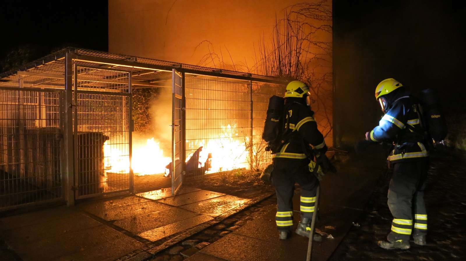 Feuer - Schreck am Sonntagmorgen in Bernau 7 Feuer Bernau
