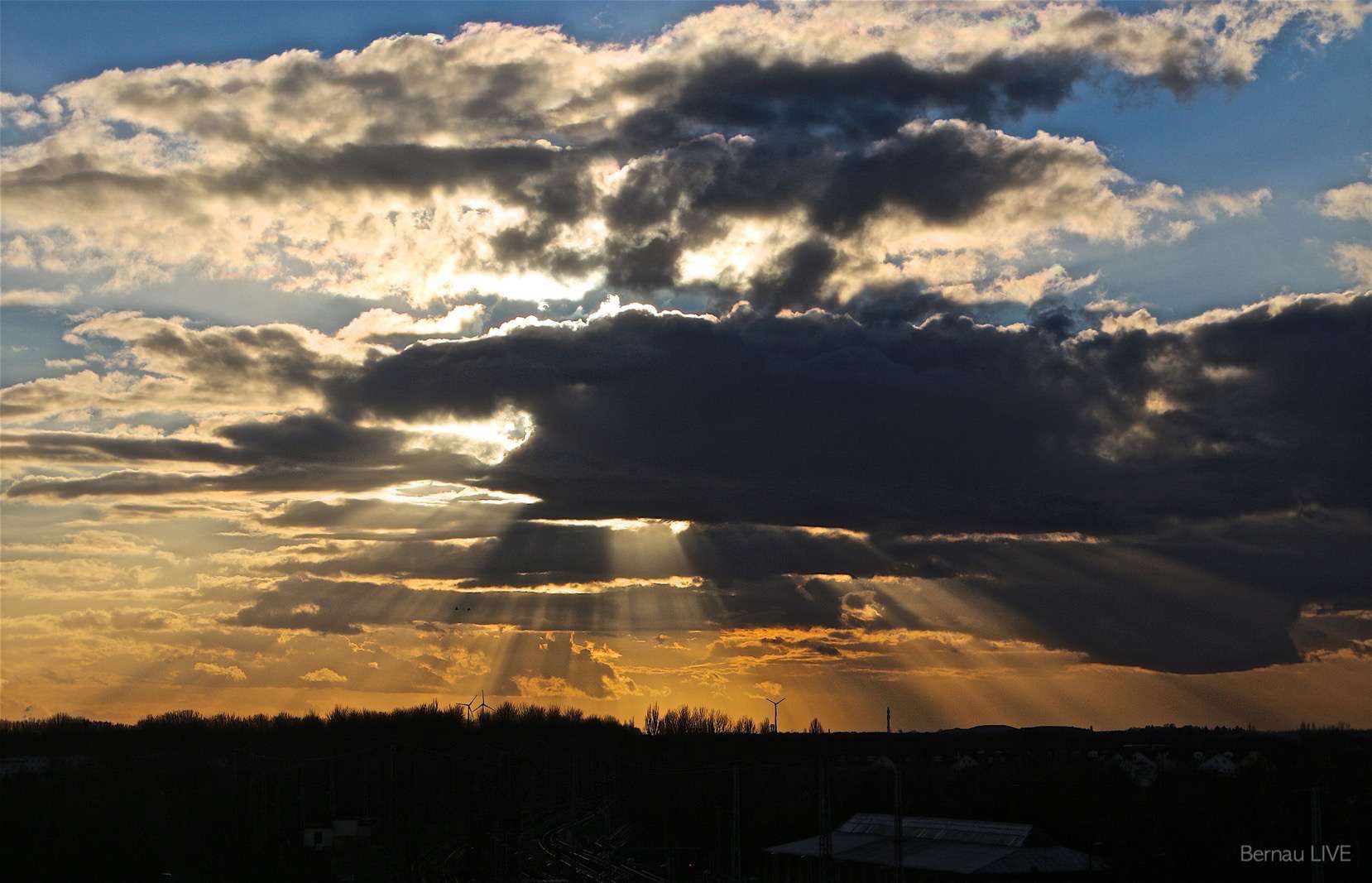 Bernau bei Berlin: Mit Sonne in den Feierabend 23 Sonnenuntergang in Bernau