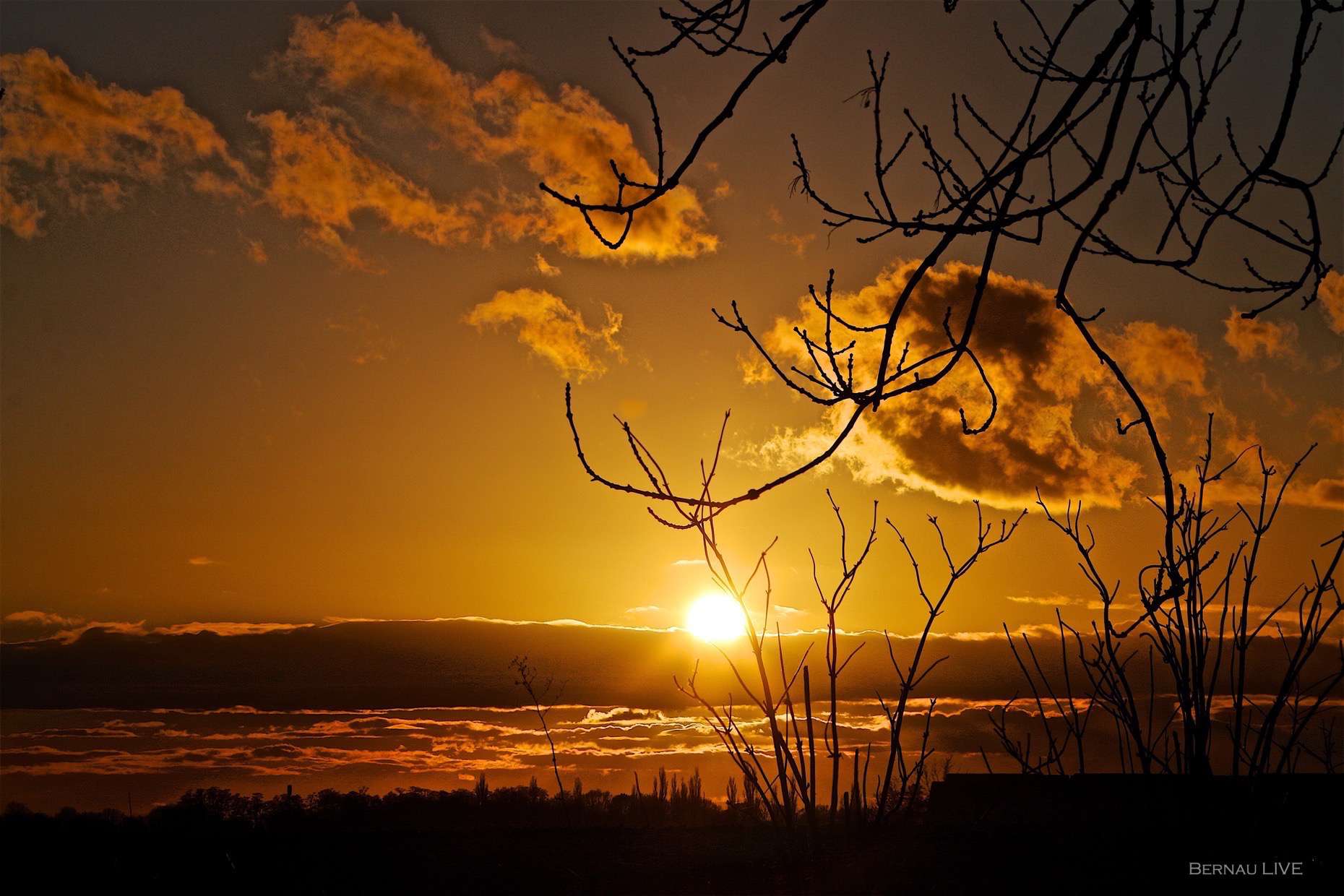 Bernau: Regen, Schnee, Hagel, Sonnenuntergang 3 Regen, Schnee, Hagel, Sonnenuntergang in Bernau