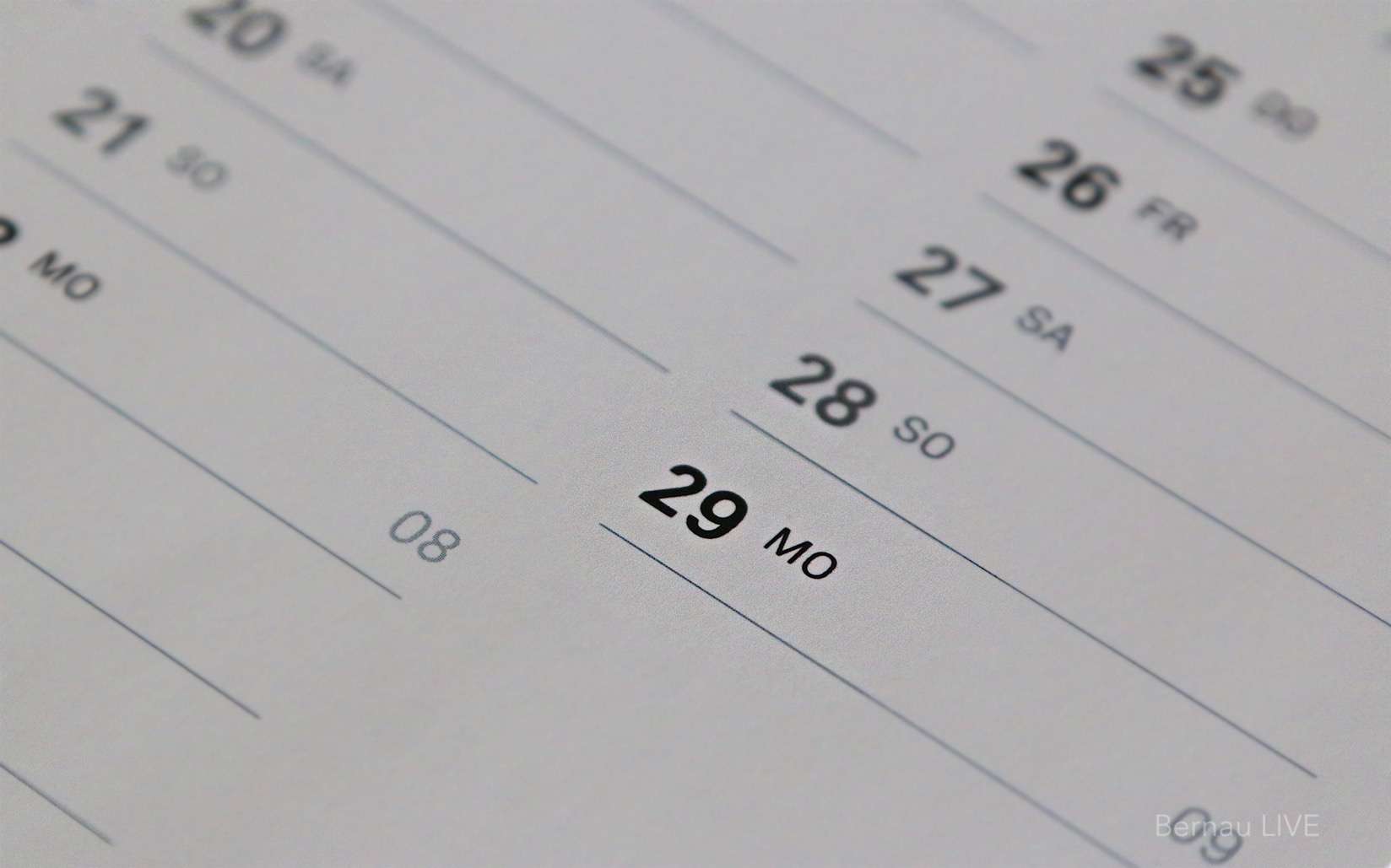 Alle vier Jahre Geburtstag oder Hochzeitstag - Interkalation? 44 Unser Bernau LIVE Jahresrückblick - ein Jahr in 8 Minuten