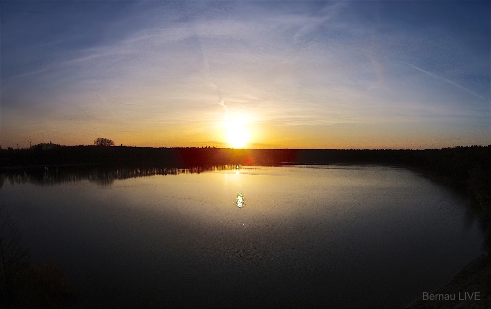 Gorinsee: Ein bisschen Sonne zum Samstagabend 19 Sonnenuntergang am Gorinsee