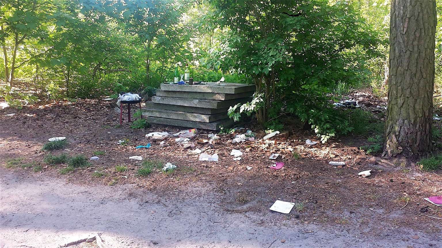 Barnim: Müllhalde Gorinsee - Ich hoffe, Ihr erkennt Euren Dreck! 16 Barnim - Bernau LIVE - Müll am Gorinsee