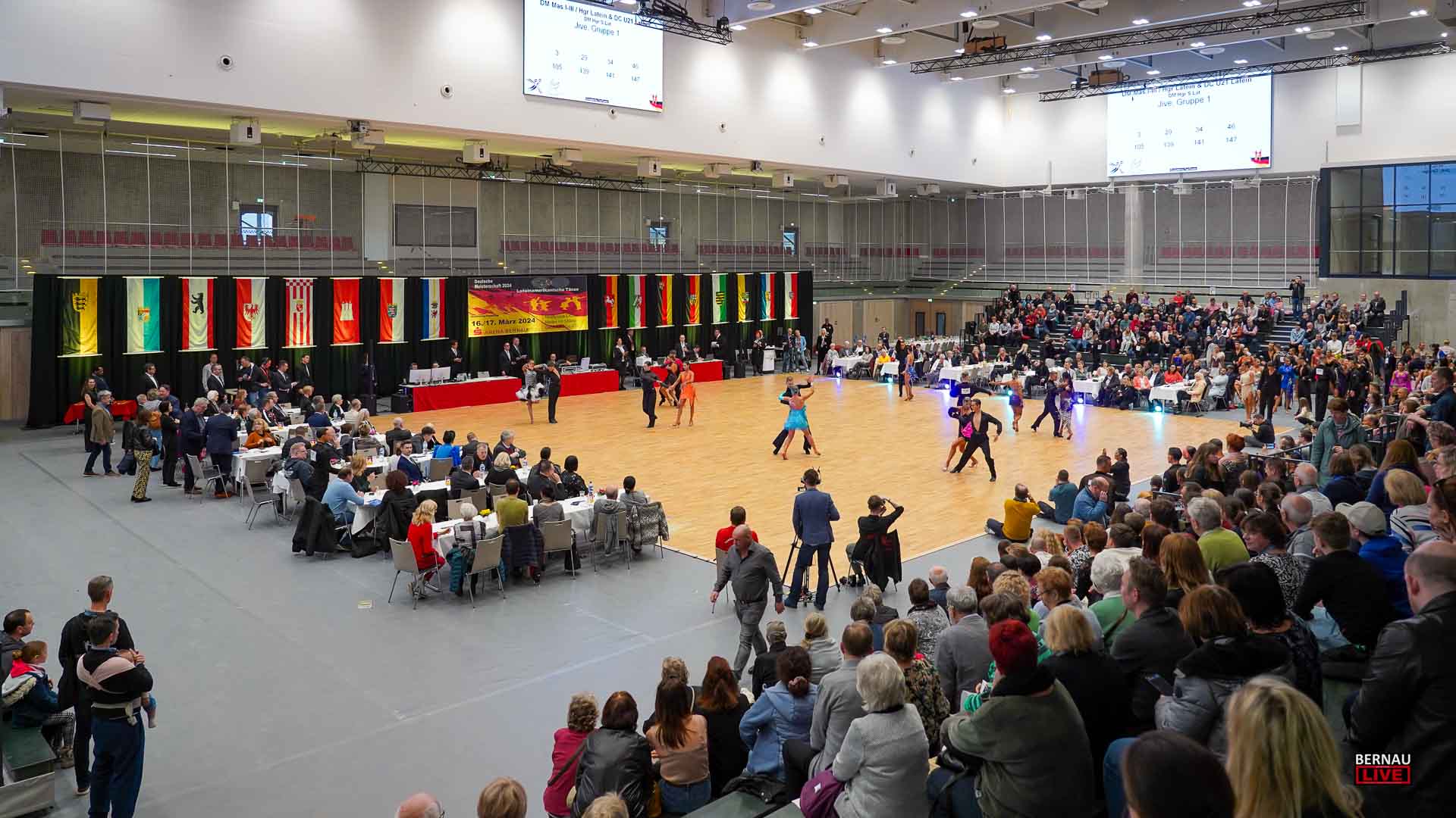 Deutsche Meisterschaft Latein - Premiere für neue die Sparkassen-Arena Bernau 1 Deutsche Meisterschaft Latein - Premiere für neue die Sparkassen-Arena Bernau