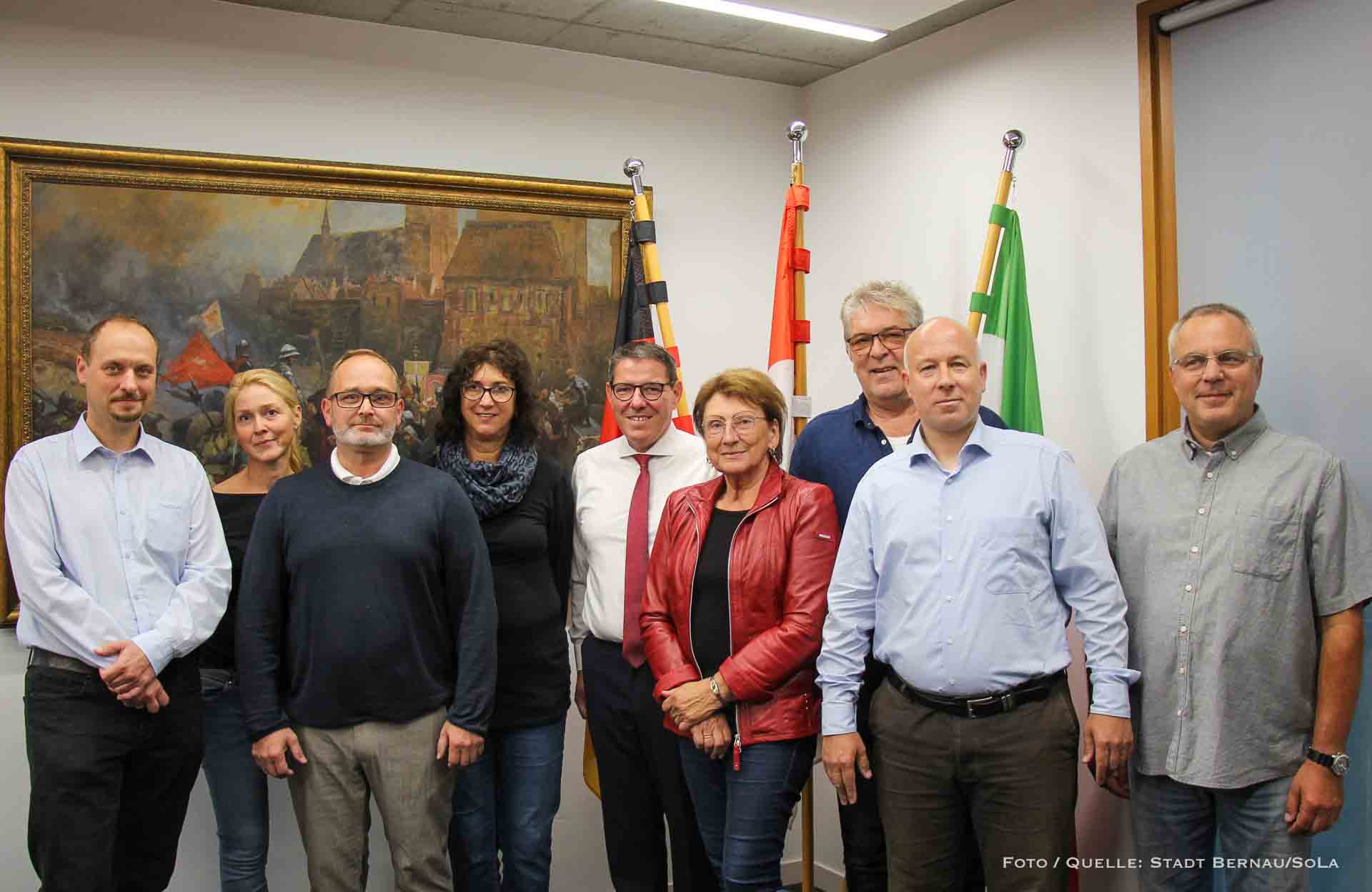 Treffen der neuen Bernauer Ortsvorsteher im Neuen Rathaus Bernau 1 Treffen der neuen Bernauer Ortsvorsteher im Neuen Rathaus Bernau