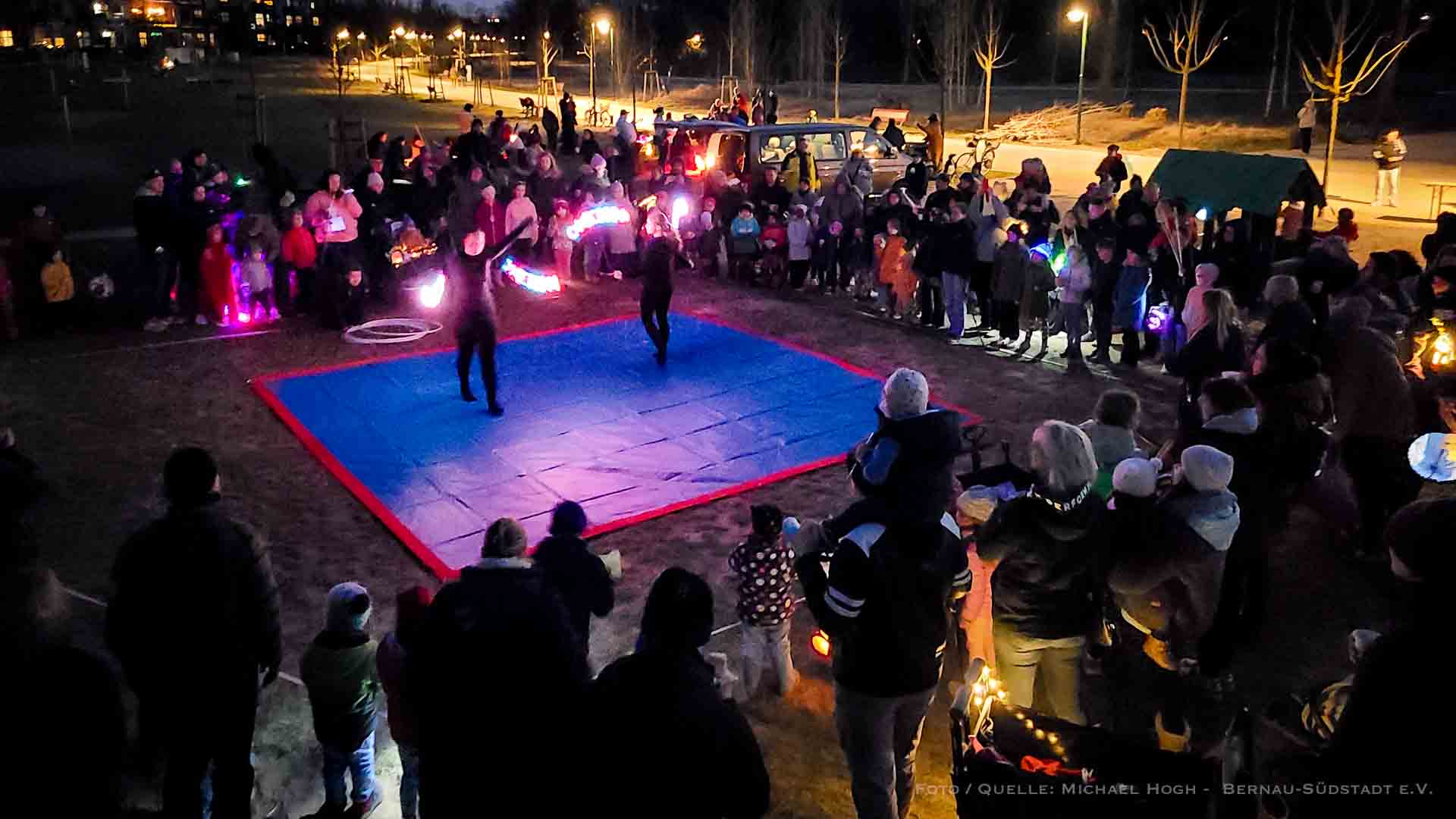 Gelungener Lampionumzug zum Bernauer Panke-Park 1 Gelungener Lampionumzug zum Bernauer Panke-Park