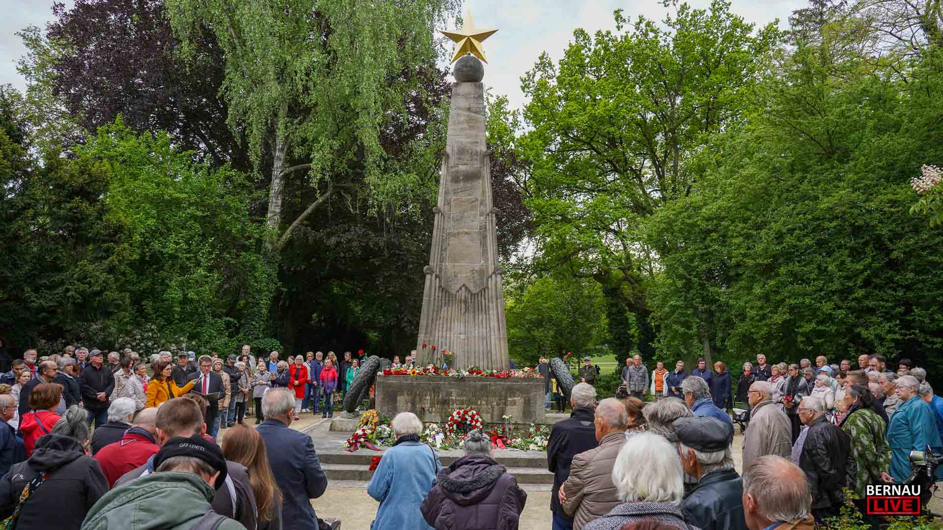 Gedenken zum 80. Jahrestag der Befreiung in Bernau und Barnim 1 Gedenken zum 80. Jahrestag der Befreiung in Bernau und Barnim