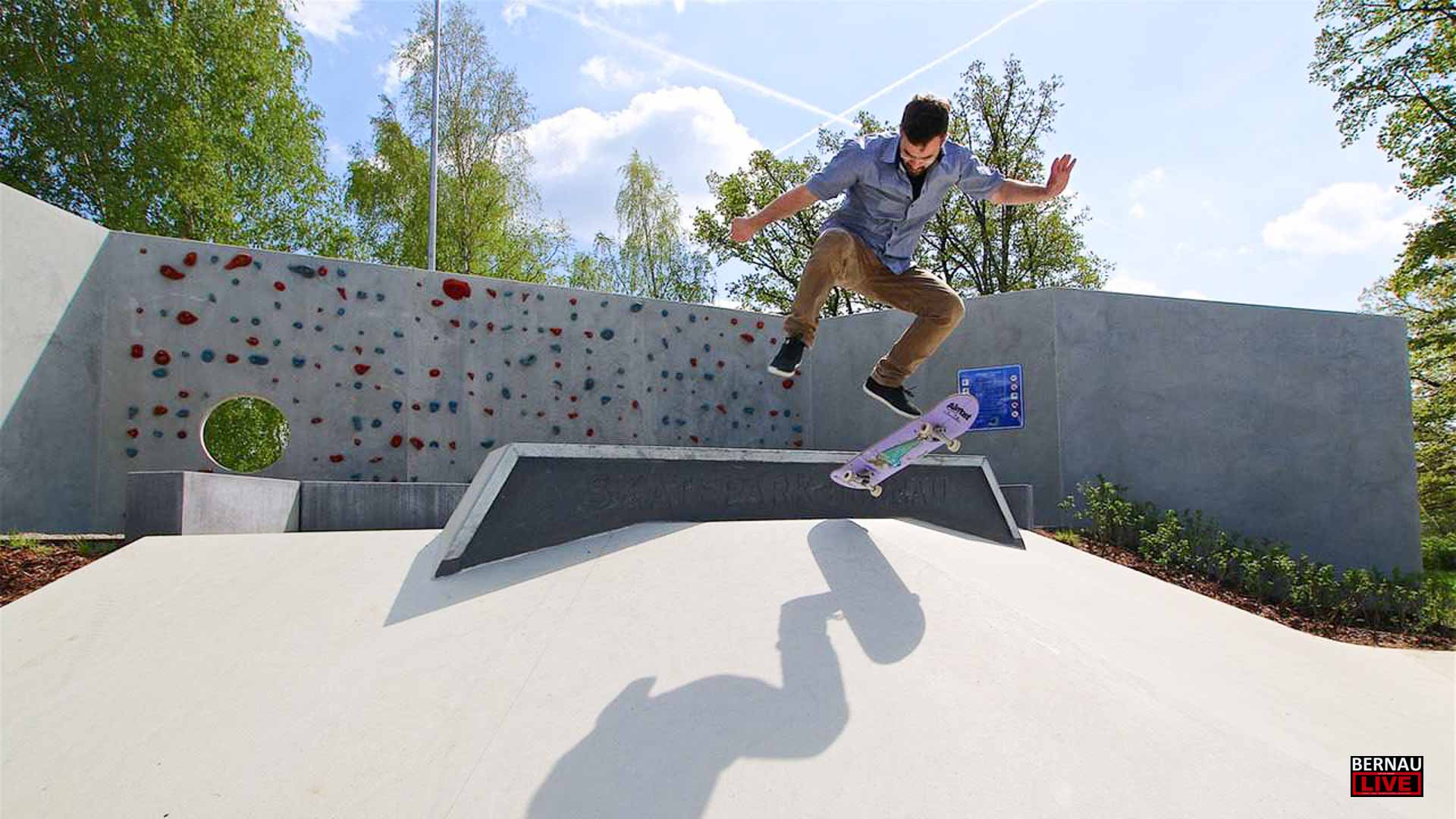 Die Skate- und Kletteranlage in Bernau soll aufgewertet werden 1 Die Skate- und Kletteranlage in Bernau soll aufgewertet werden