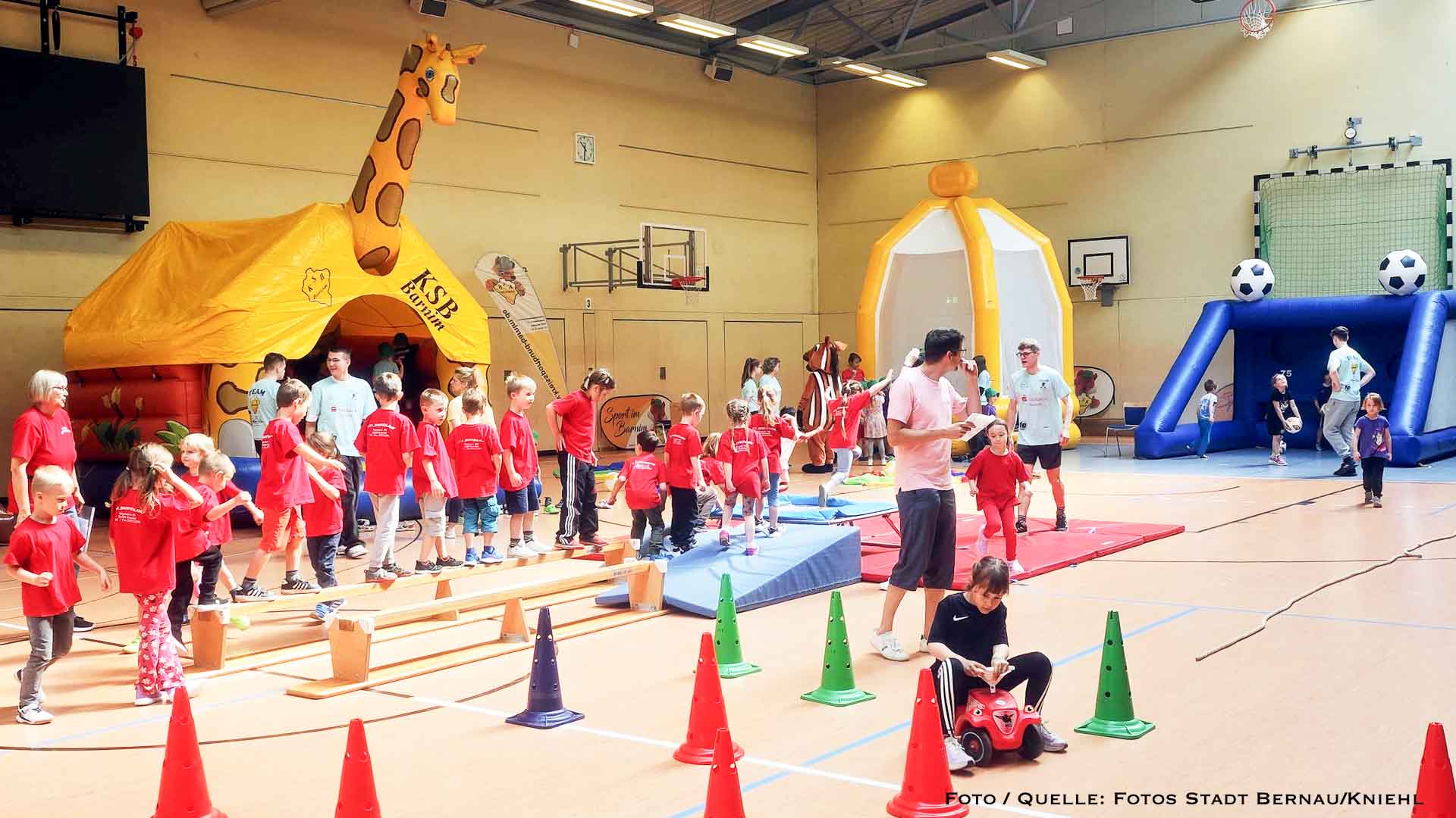 Kitasportfest in Bernau: Kreissportbund Barnim bringt 400 Kinder in Bewegung 1 Kitasportfest in Bernau: Kreissportbund Barnim bringt 400 Kinder in Bewegung