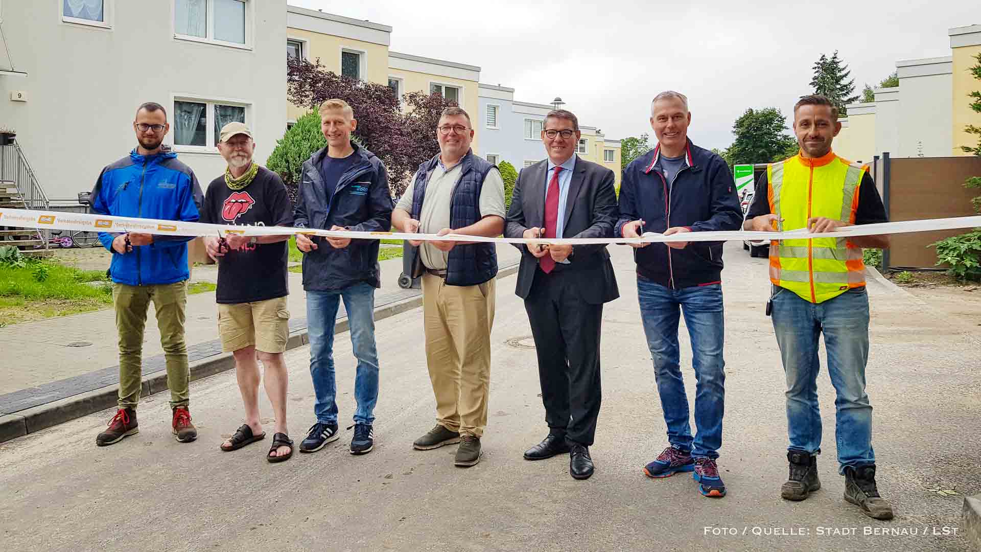Bernau: Angarastraße im Bernauer Stadtteil Friedenstal freigegeben 34 Bernau: Angarastraße im Bernauer Stadtteil Friedenstal freigegeben