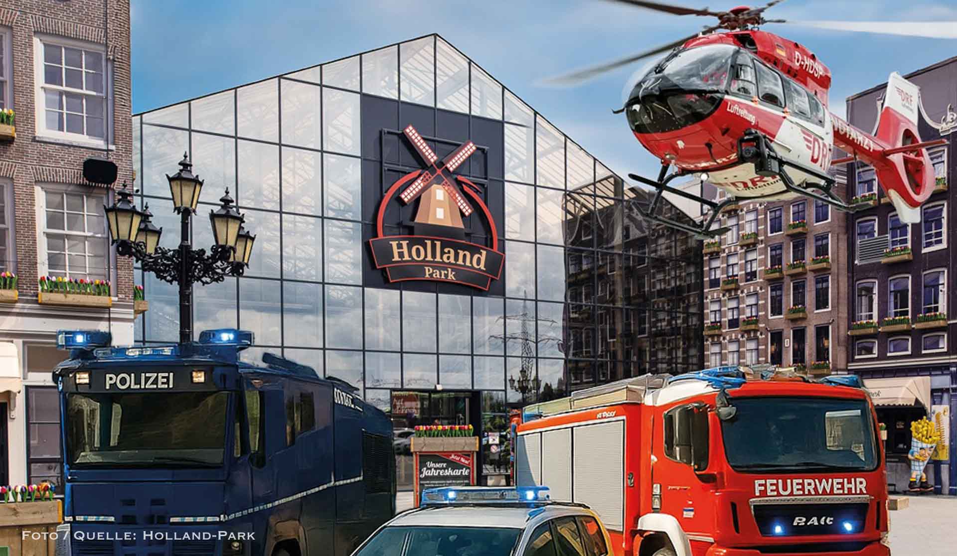 Schwanebeck: Blaulicht-Wochenende im Holland-Park 1 Schwanebeck: Blaulicht-Wochenende im Holland-Park