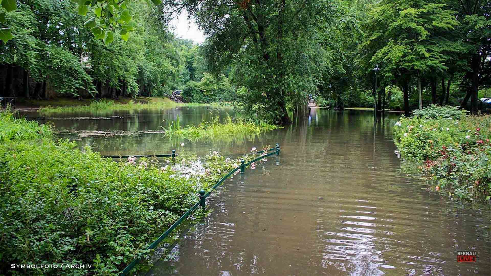 Wetterdienste warnen vor heftigen Starkregen in Bernau und Barnim