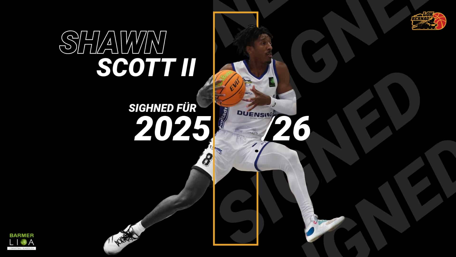 LOK Bernau verpflichtet Shawn Scott II für die ProB-Saison 2025/26 1 Lok Bernau verpflichtet Shawn Scott II für die ProB-Saison 2025/26
