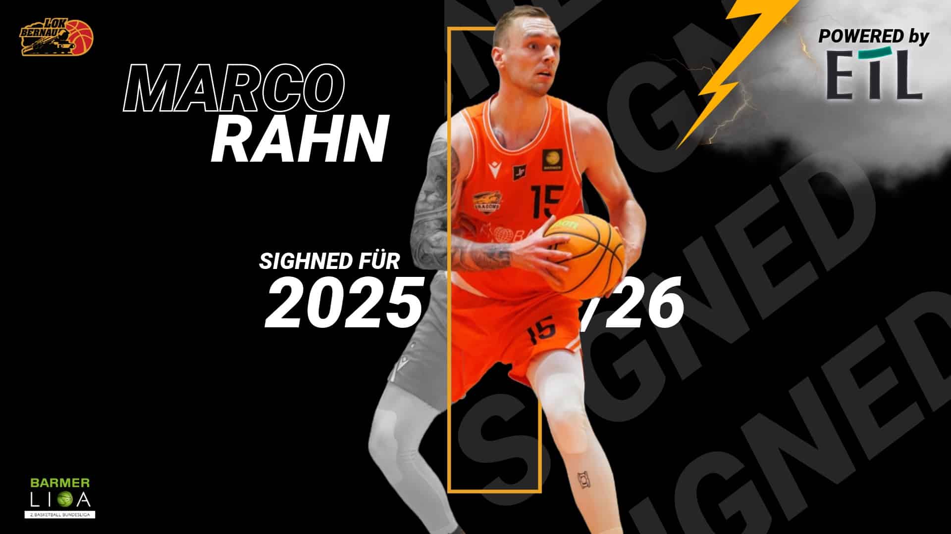 Neuzugang für LOK Bernau und Fan-Talk am Mittwoch im Elysium 1 Neuzugang für LOK Bernau und Fan-Talk am Mittwoch im Elysium