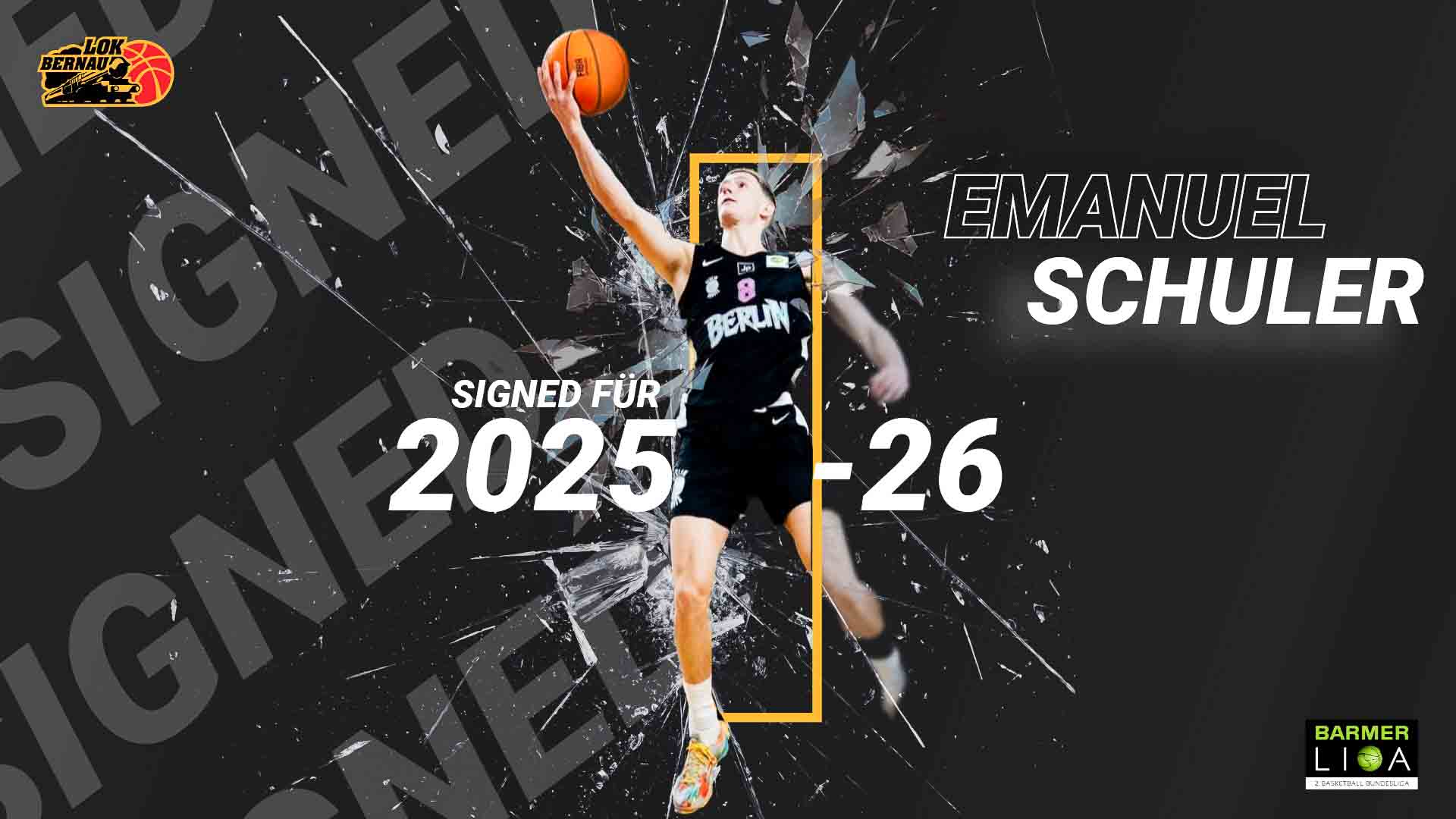 Neuzugang: Emanuel Schüler verstärkt das LOK Bernau-Team 3 Neuzugang: Emanuel Schüler verstärkt das LOK Bernau-Team