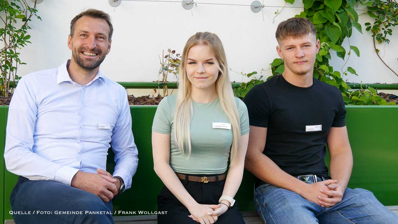 Ausbildungsstart auch im Rathaus der Gemeinde Panketal 5 Ausbildungsstart auch im Rathaus der Gemeinde Panketal